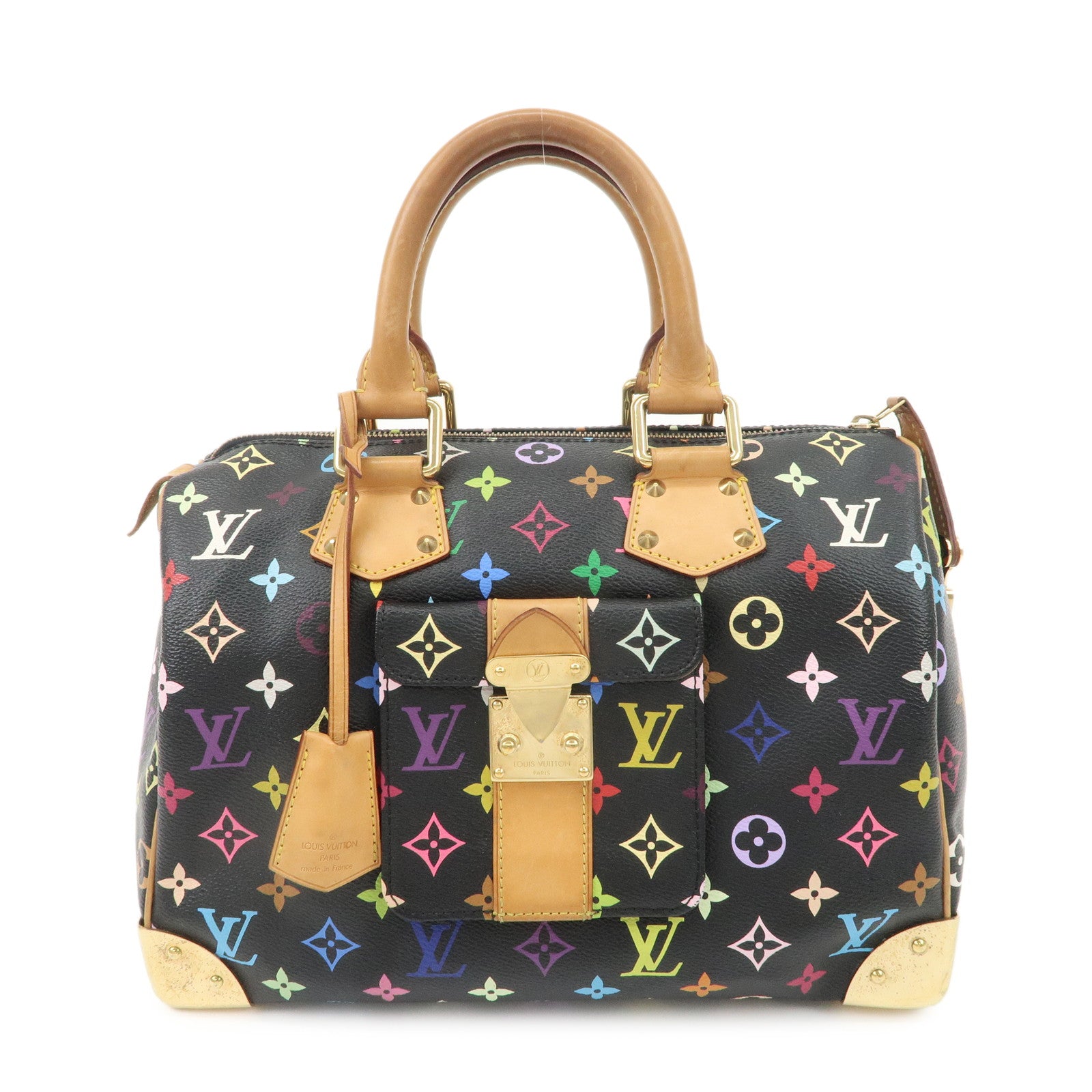 Louis-Vuitton-Monogram-Multi-Color-Speedy-30-Hand-Bag-M92642