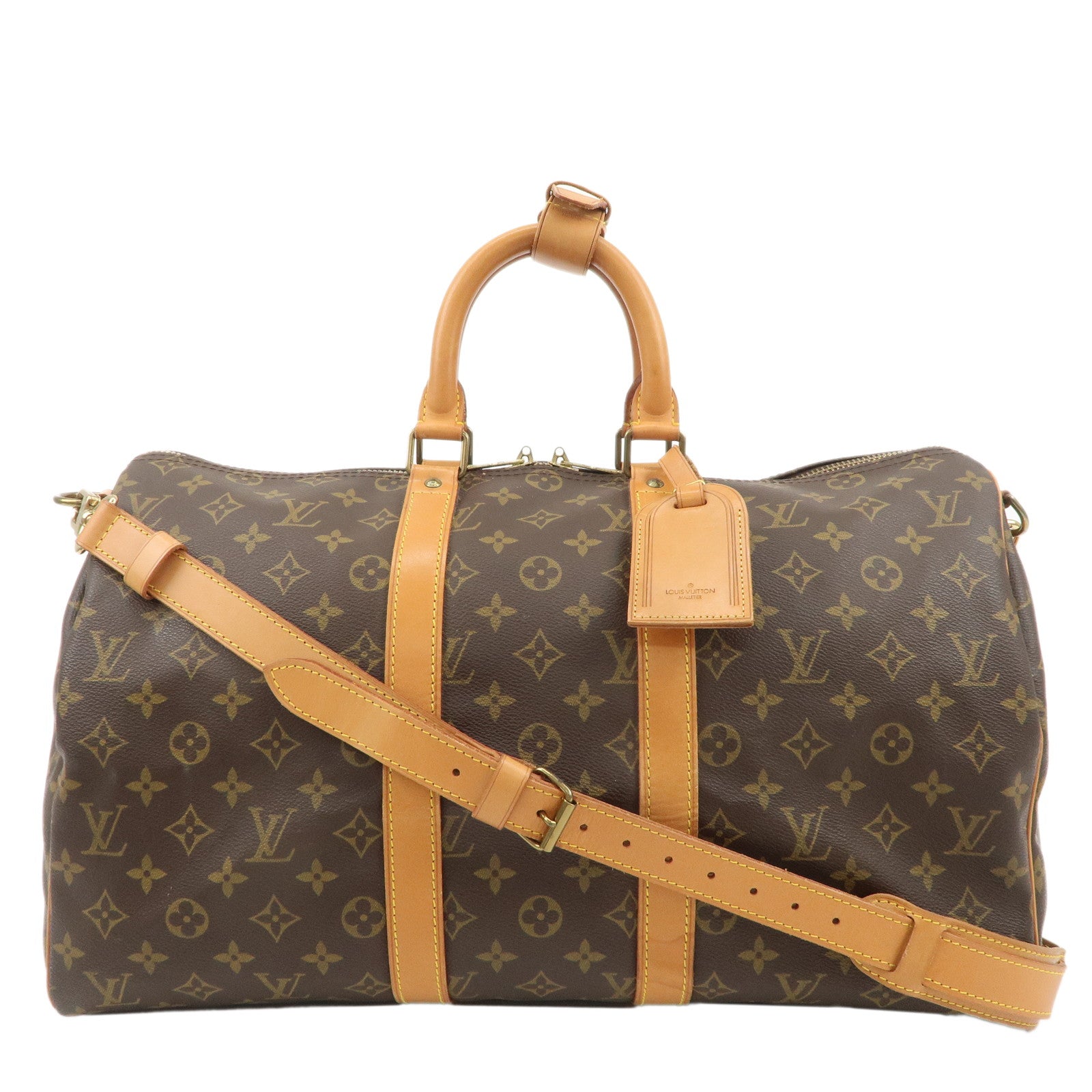 Louis-Vuitton-Monogram-Keep-All-45-Boston-Bag-M41418