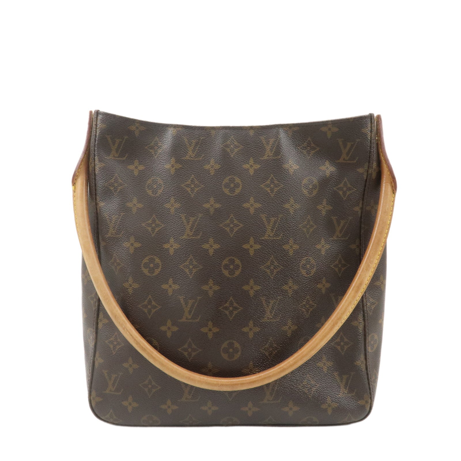 Louis-Vuitton-Monogram-Looping-GM-Shoulder-Bag-Brown-M51145