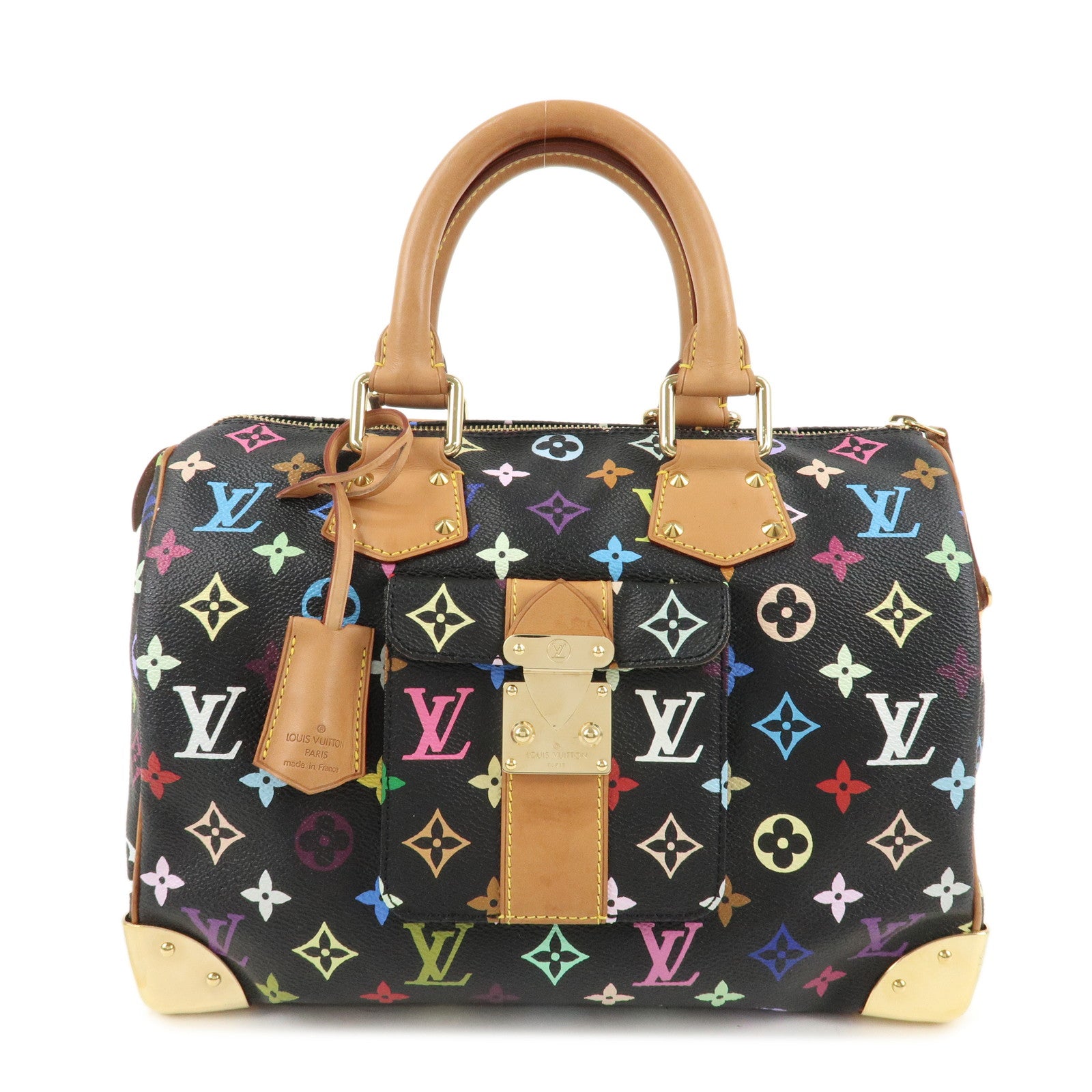 Louis-Vuitton-Monogram-Multi-Color-Speedy-30-Hand-Bag-M92642