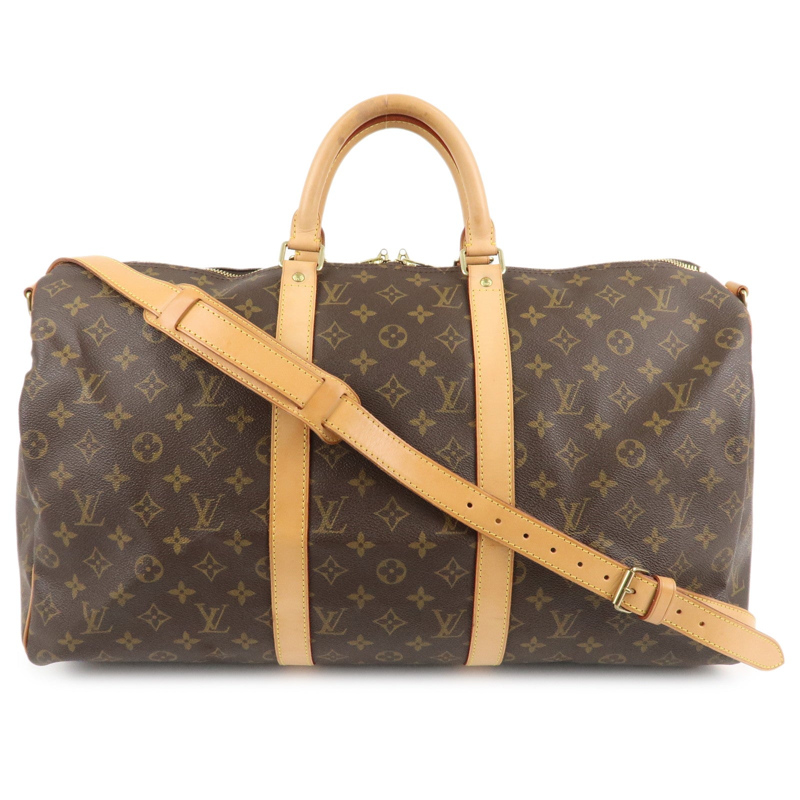 Louis-Vuitton-Monogram-Keep-All-Bandouliere-50-Boston-Bag-M41416