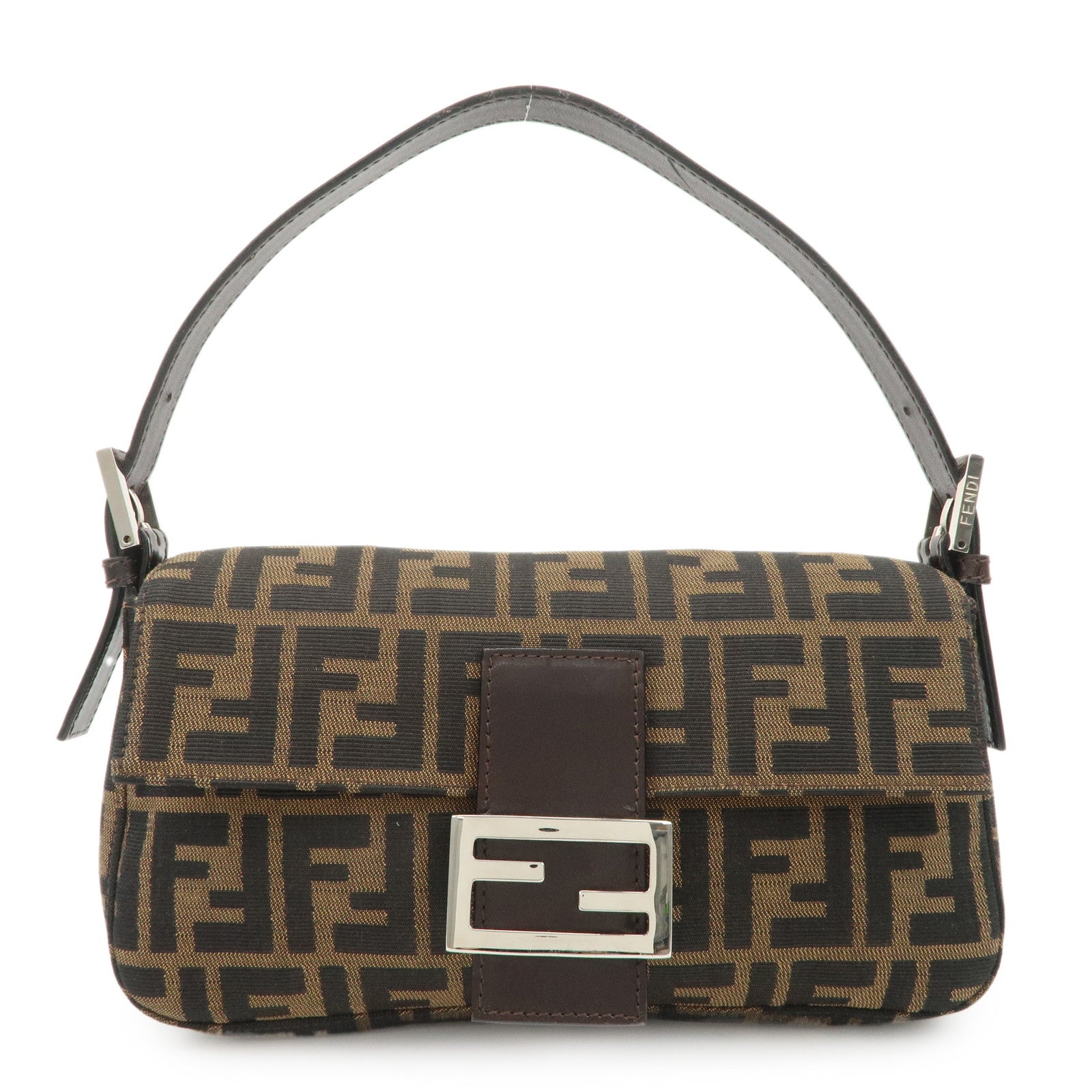 FENDI-Zucca-Canvas-Leather-Mamma-Baguette-Shoulder-Bag-26424