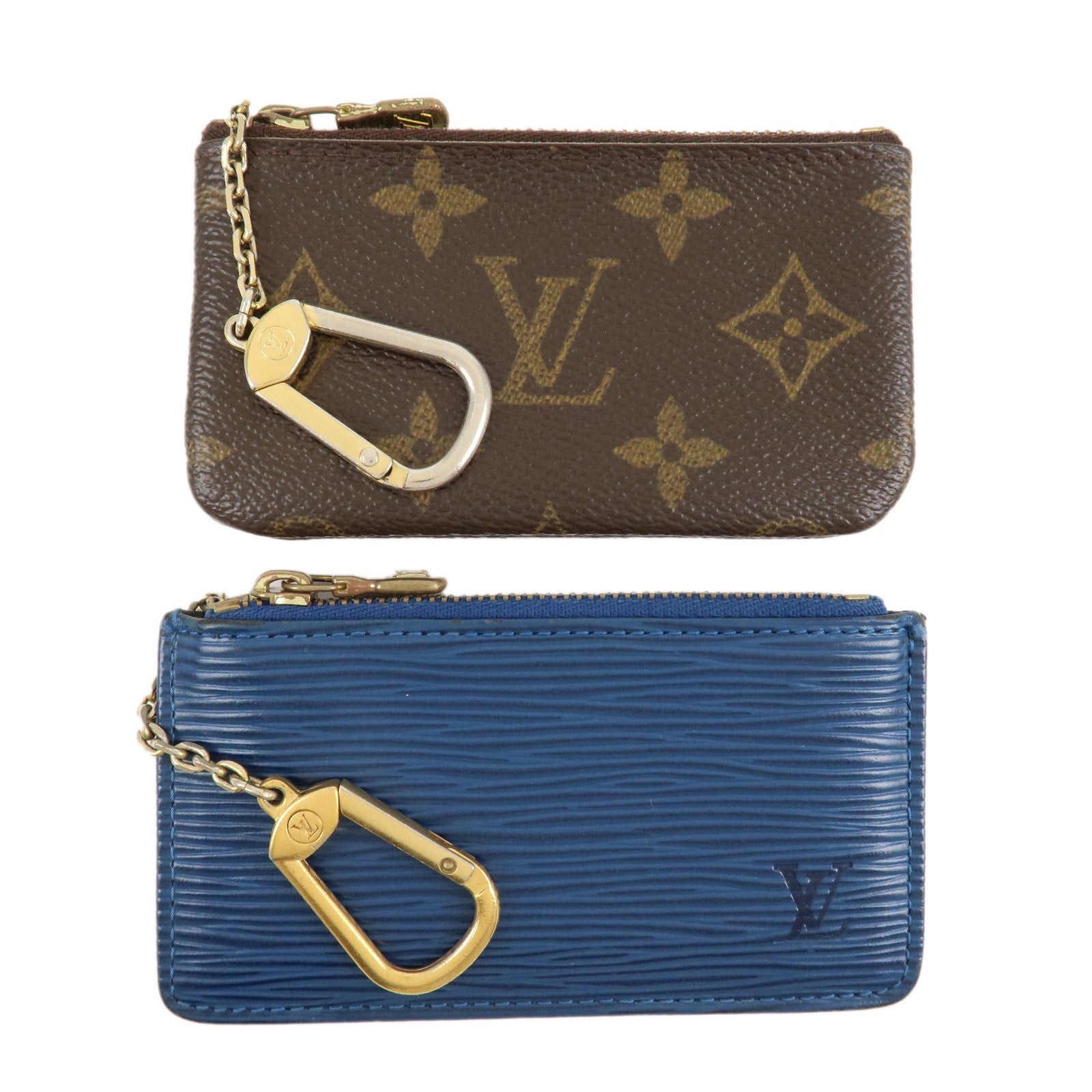 Louis-Vuitton-Monogram-Epi-Set-of-2-Pochette-Cles-M62650-M63805