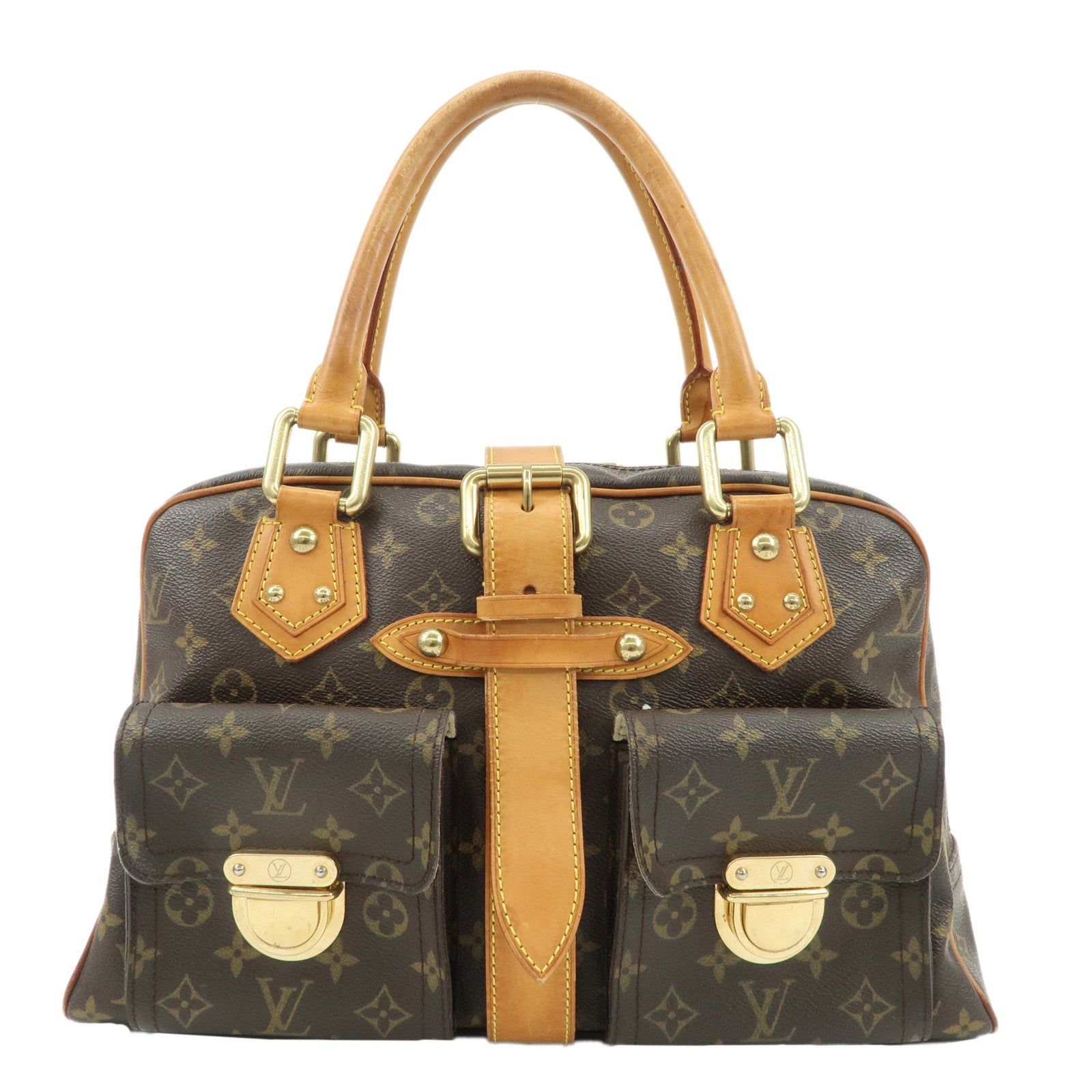 Louis-Vuitton-Monogram-Manhattan-GM-Hand-Bag-Brown-M40025