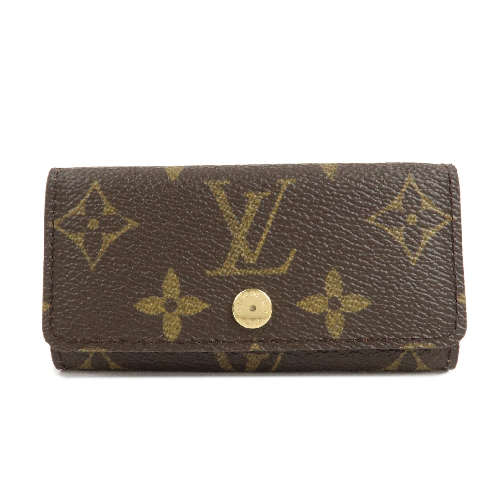 Louis-Vuitton-Monogram-Multicles-4-Key-Case-Brown-M69517