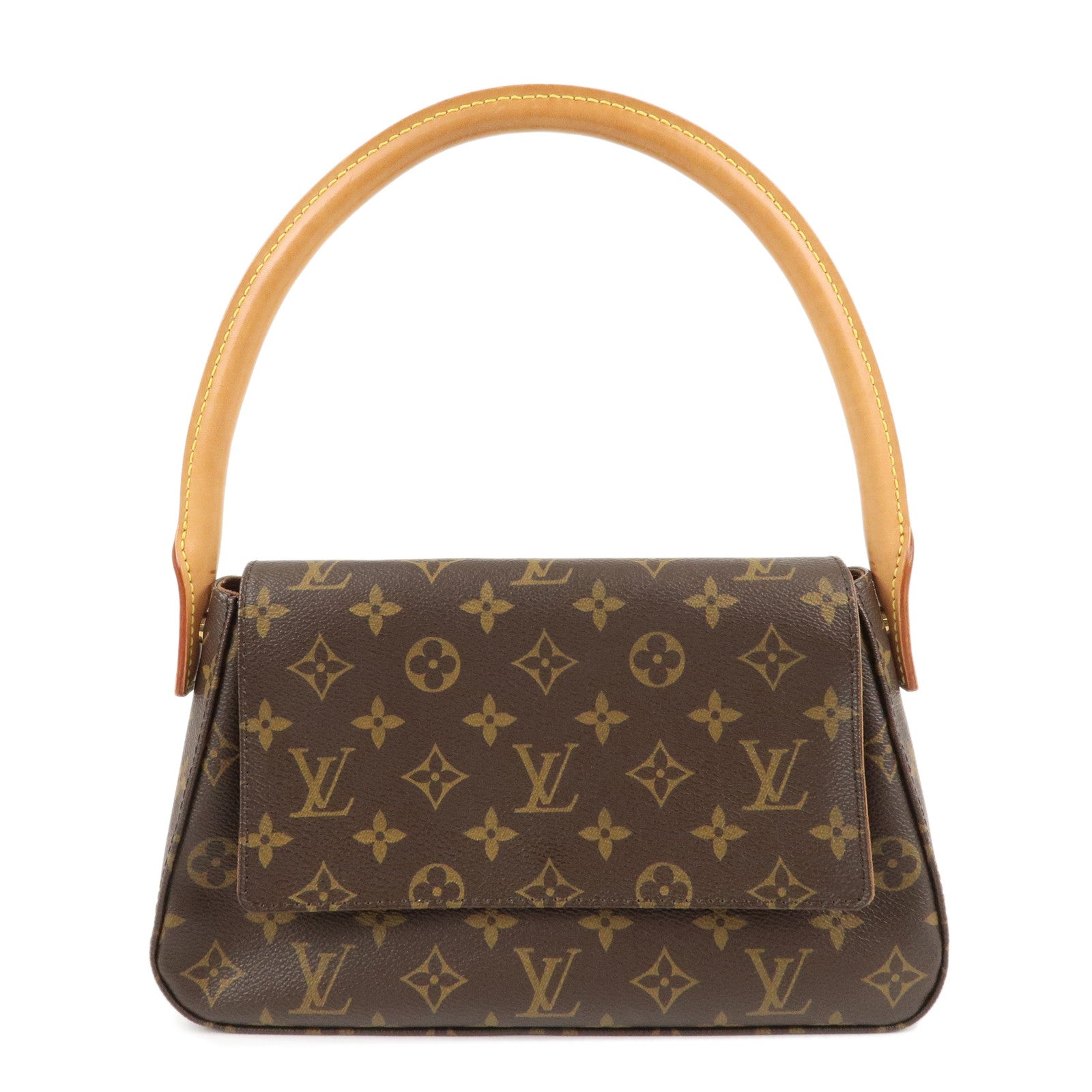 Louis-Vuitton-Monogram-Mini-Looping-Shoulder-Bag-Hand-Bag-M51147