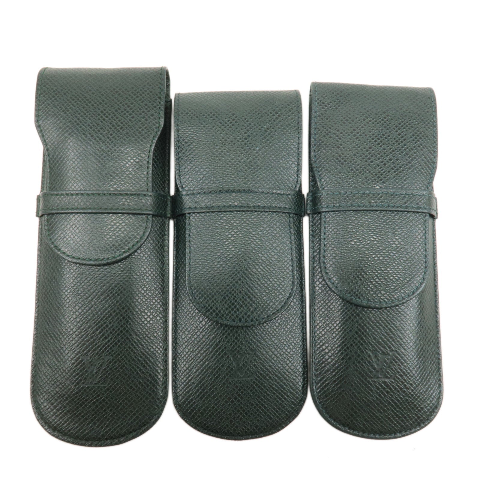 Louis Vuitton Taiga Set of 3 etui stilo Glasses Case M30364