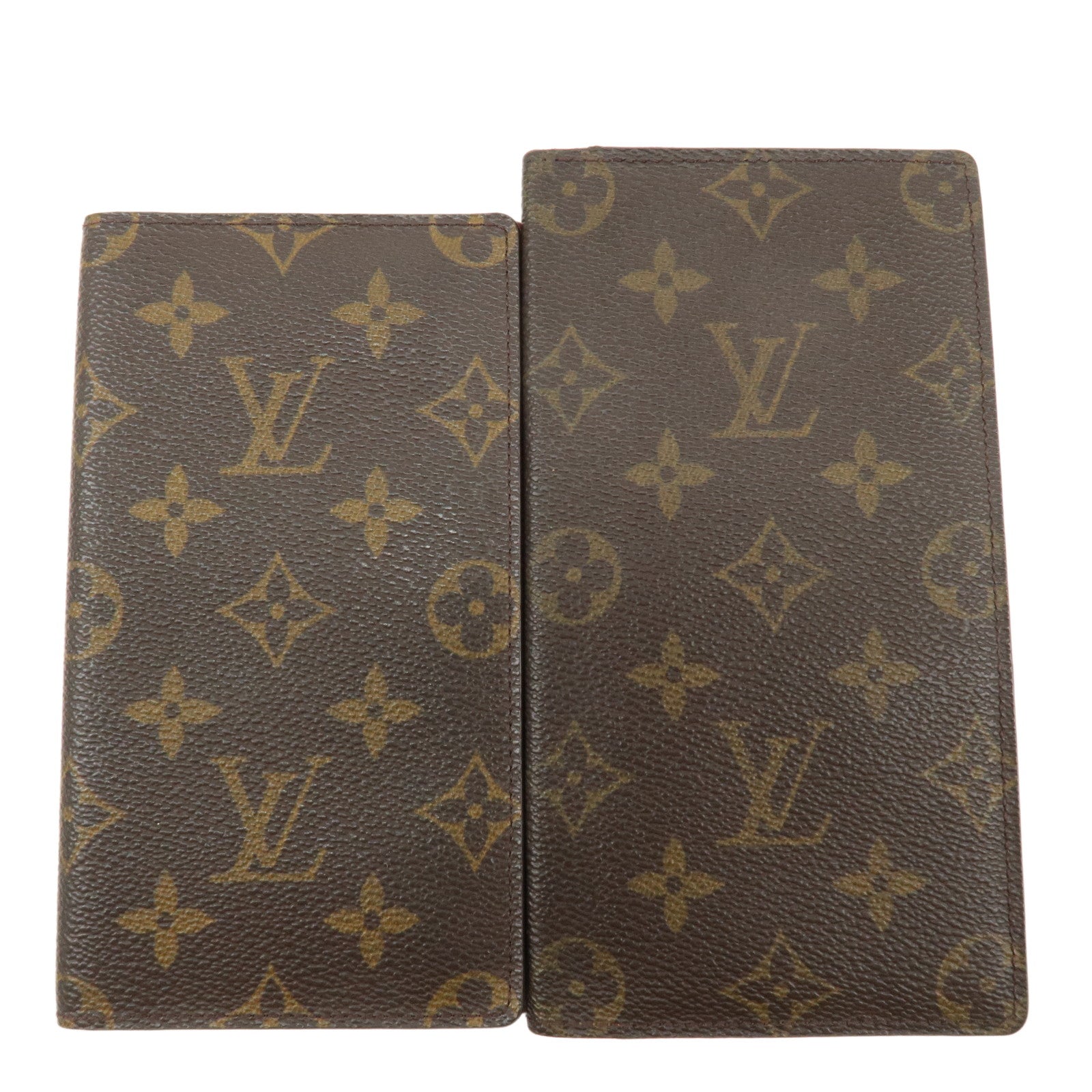 Louis Vuitton Monogram Set of 2 Card Case Brown M61823 R20503