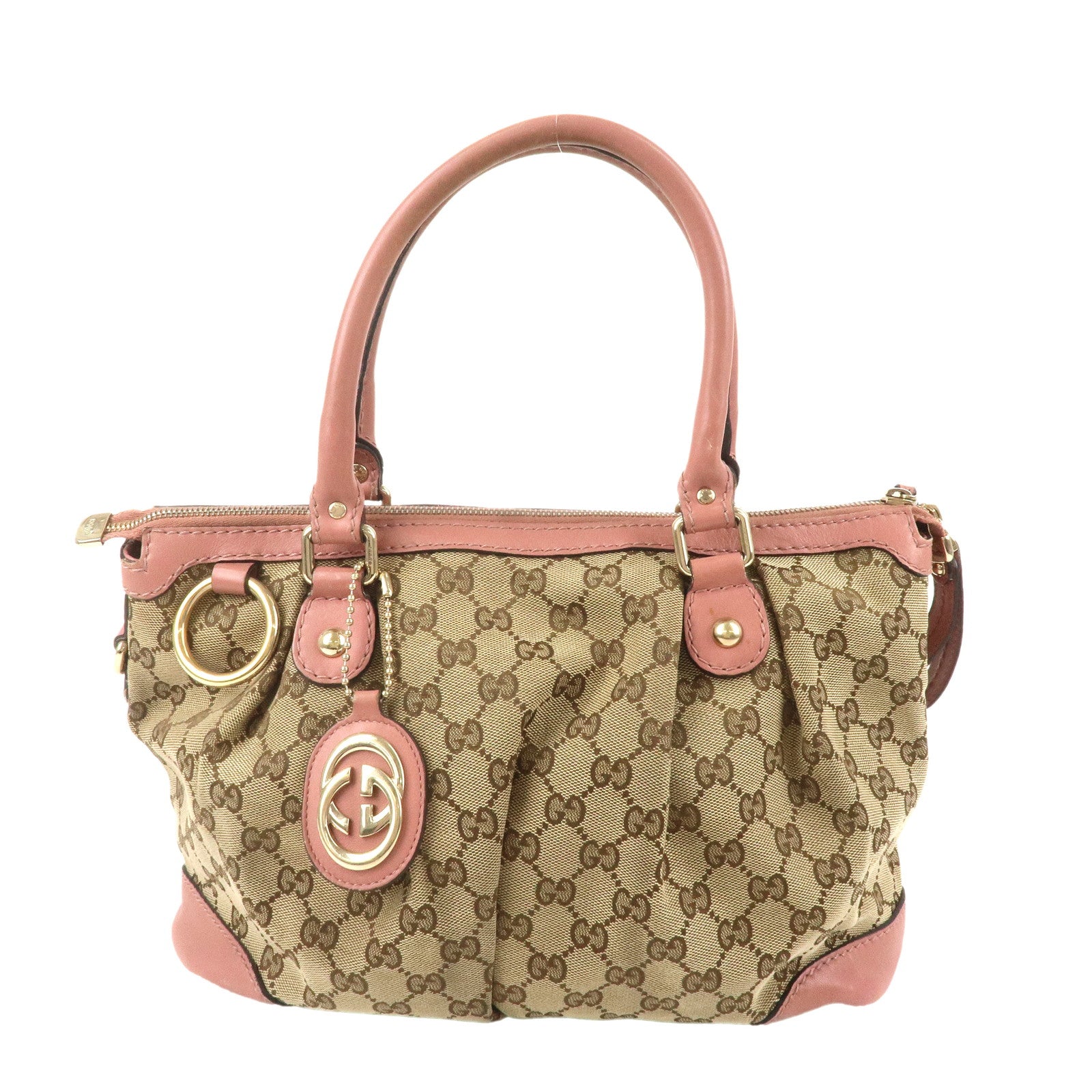 GUCCI-Sukey-GG-Canvas-Leather-2WAY-Bag-Beige-Pink-247902