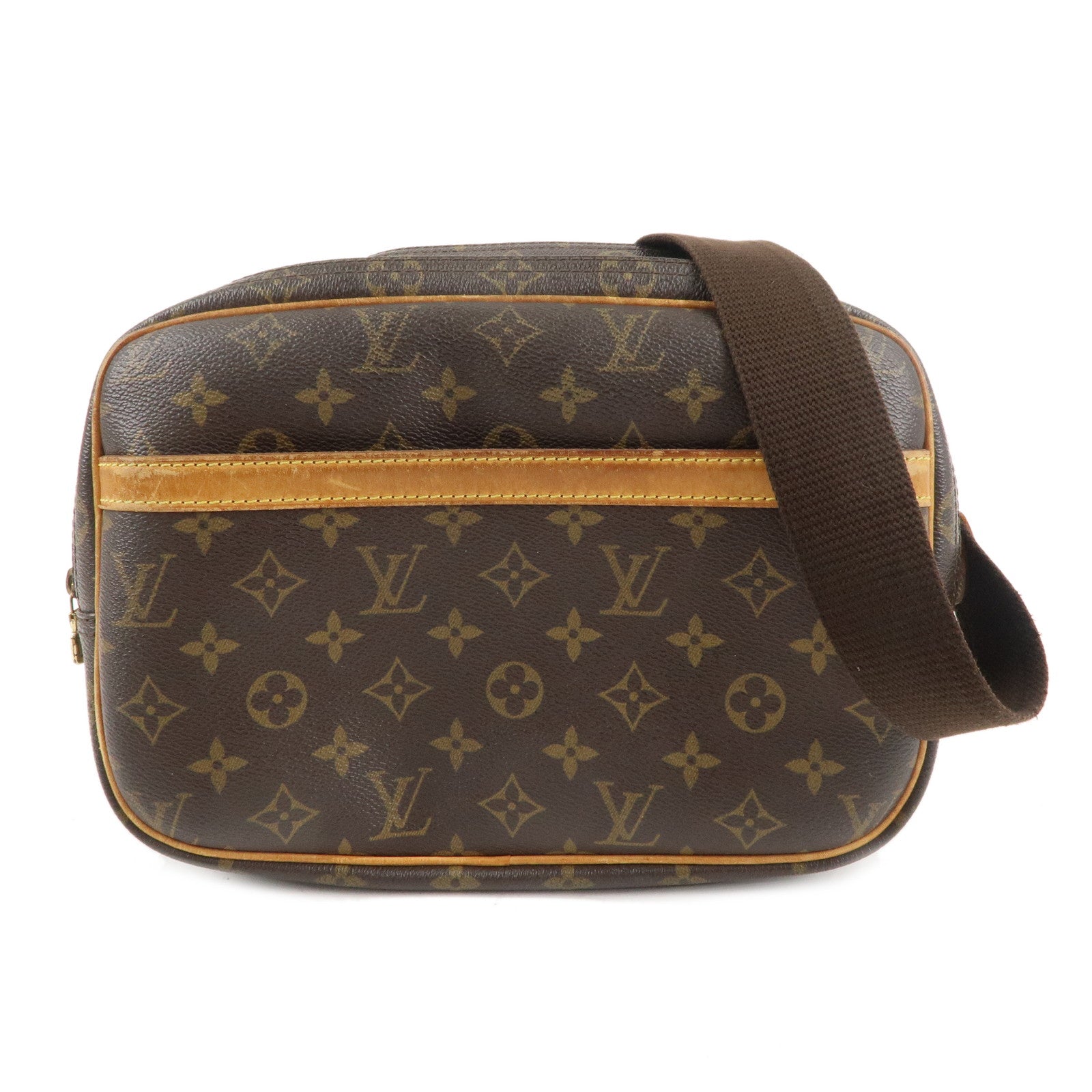 Louis-Vuitton-Monogram-Reporter-PM-Shoulder-Bag-Brown-M45254