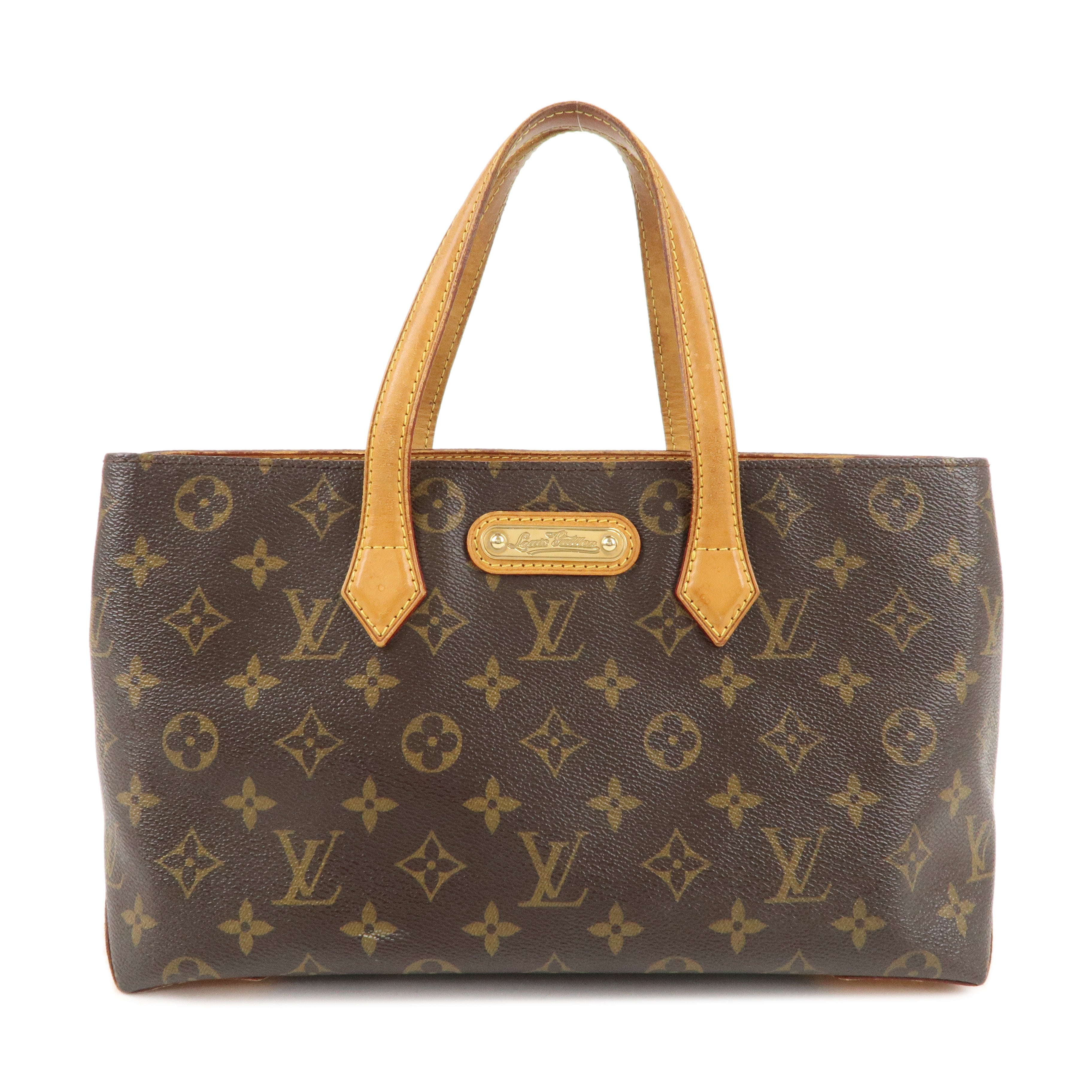 Louis Vuitton Monogram Wilshire PM Hand Bag Tote Bag M45643