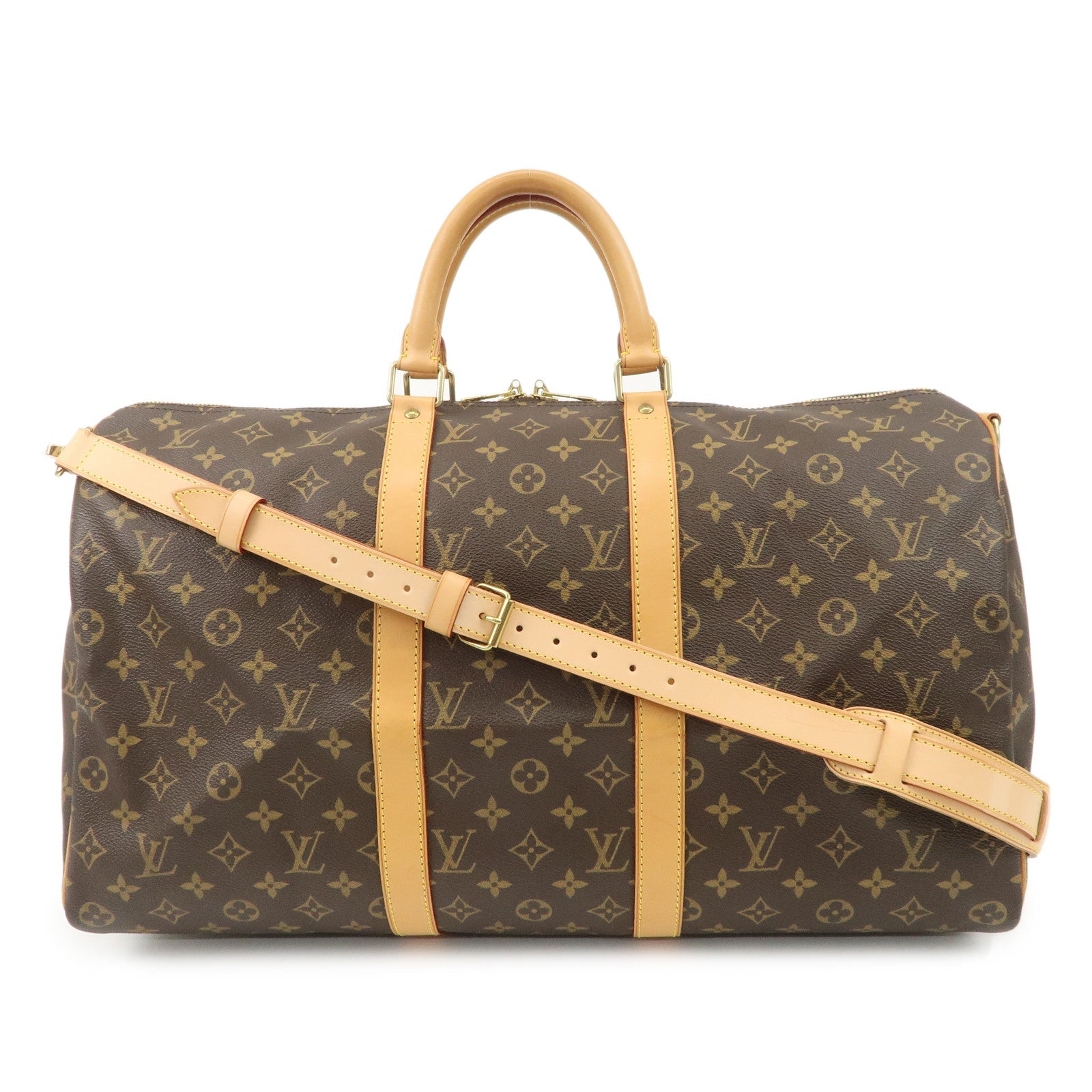 Louis-Vuitton-Monogram-Keep-All-Bandouliere-50-Boston-Bag-M41416