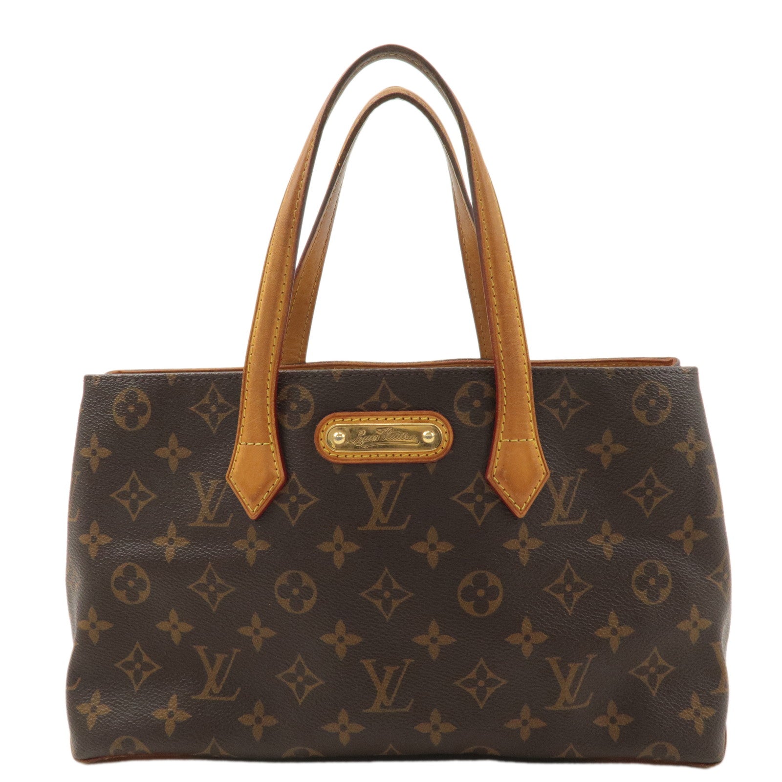 Louis Vuitton Monogram Wilshire PM Hand Bag Tote Bag M45643