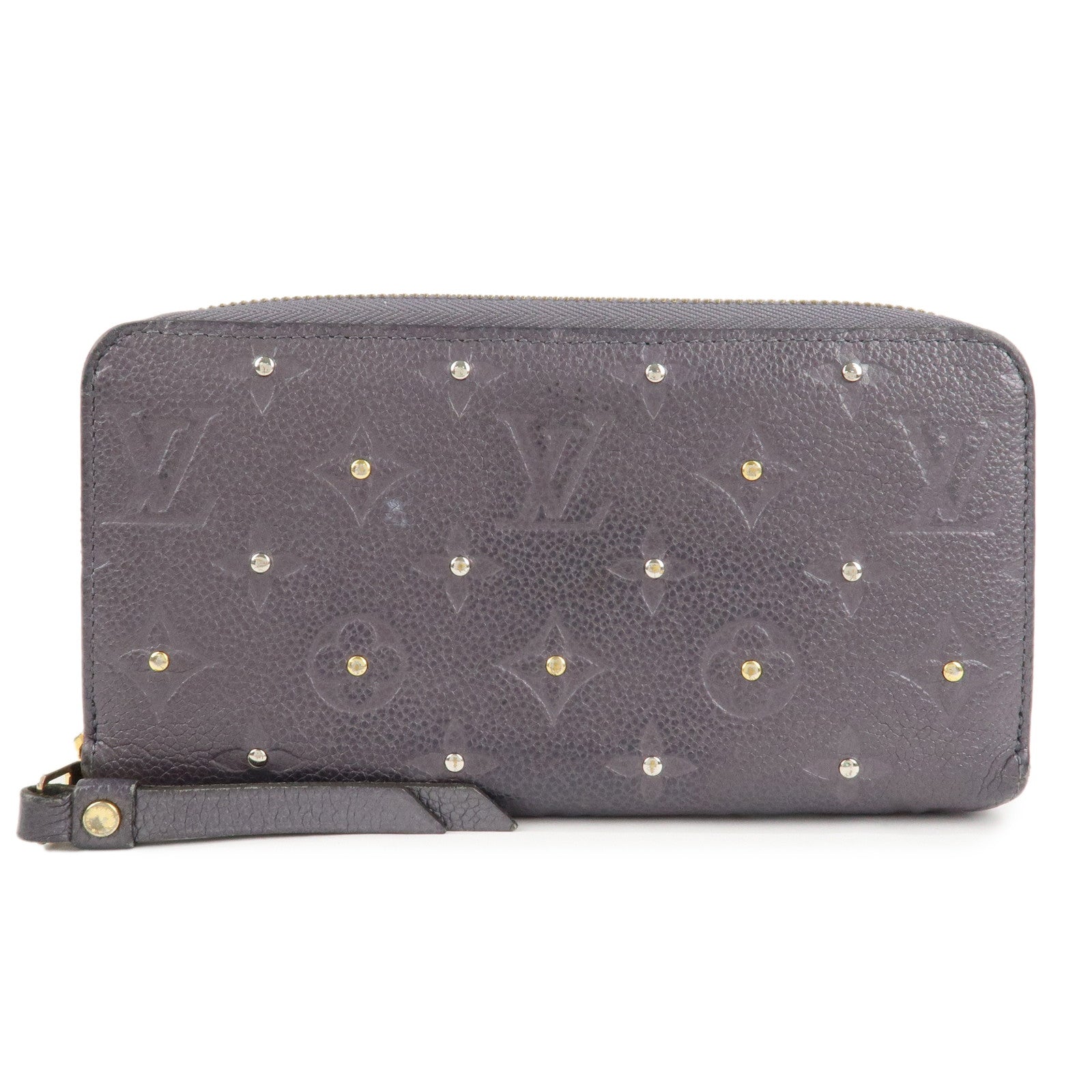 Louis-Vuitton-Empreinte-Zippy-Studs-Wallet-Gris-Silver-M62209