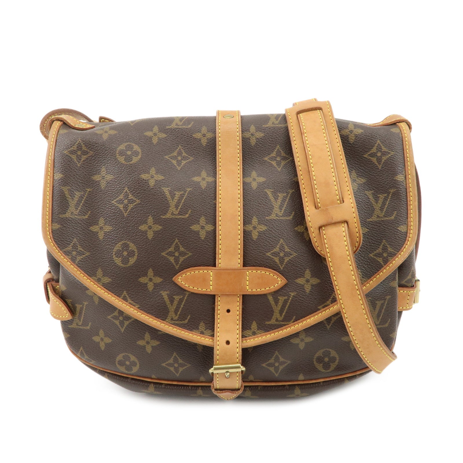 Louis-Vuitton-Monogram-Saumur-30-Crossbody-Bag-Brown-M42256