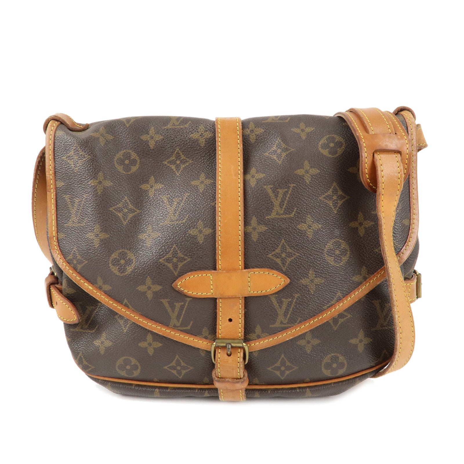 Louis Vuitton Monogram Saumur 30 Crossbody Bag M42256