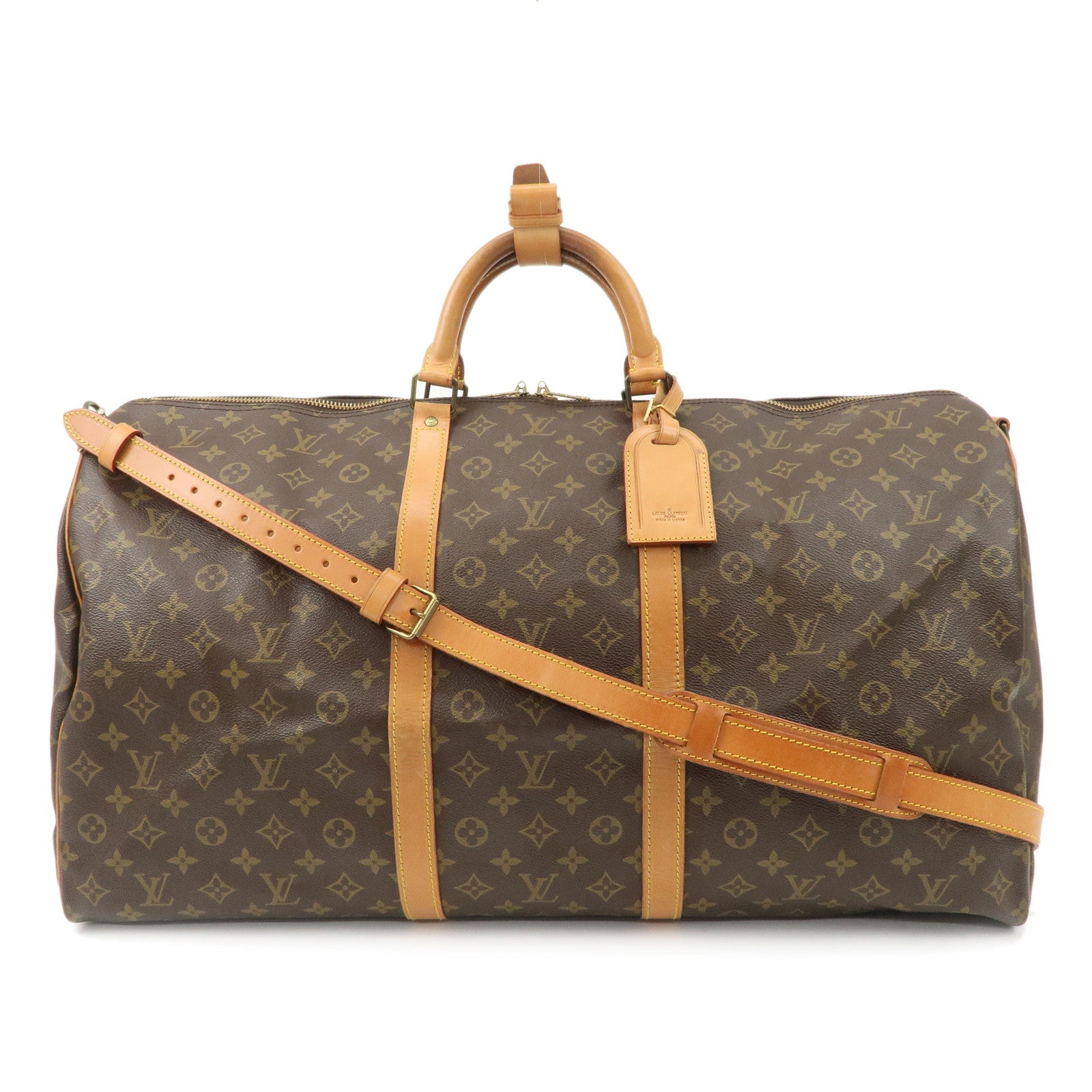 Louis-Vuitton-Monogram-Keep-All-Bandouliere-60-Boston-Bag-M41412