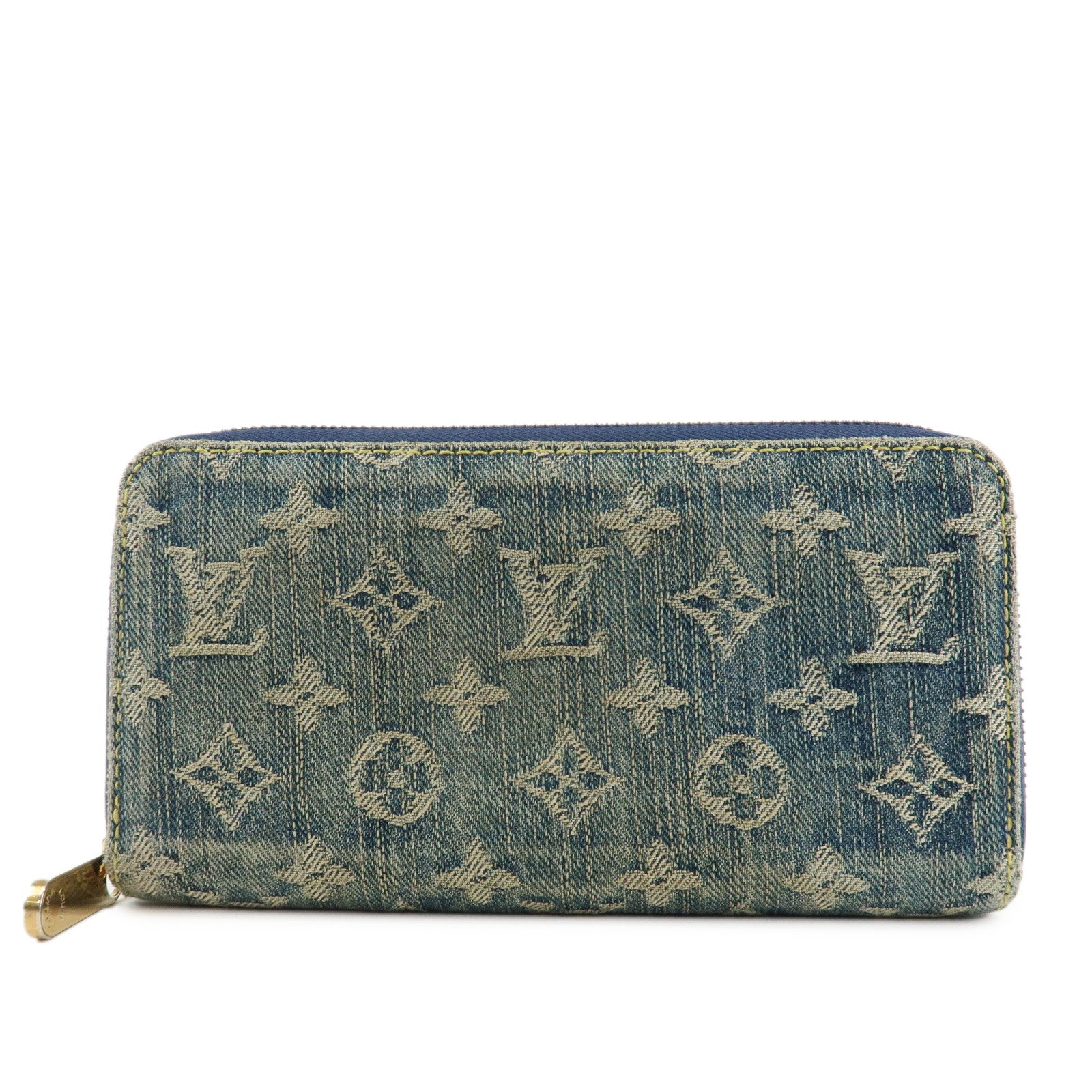 Louis-Vuitton-Monogram-Denim-Zippy-Wallet-Blue-M95341