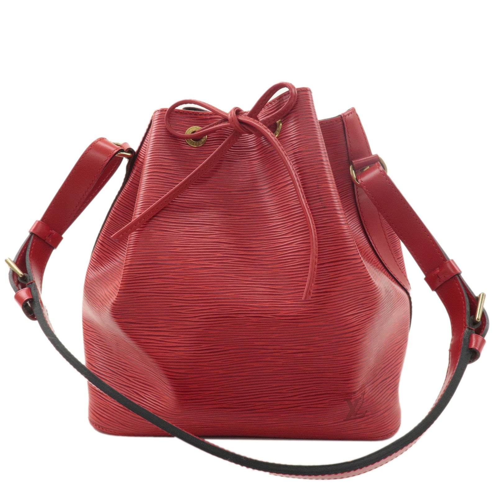 Louis Vuitton Epi Petit Noe Shoulder Bag Castilian Red M44107