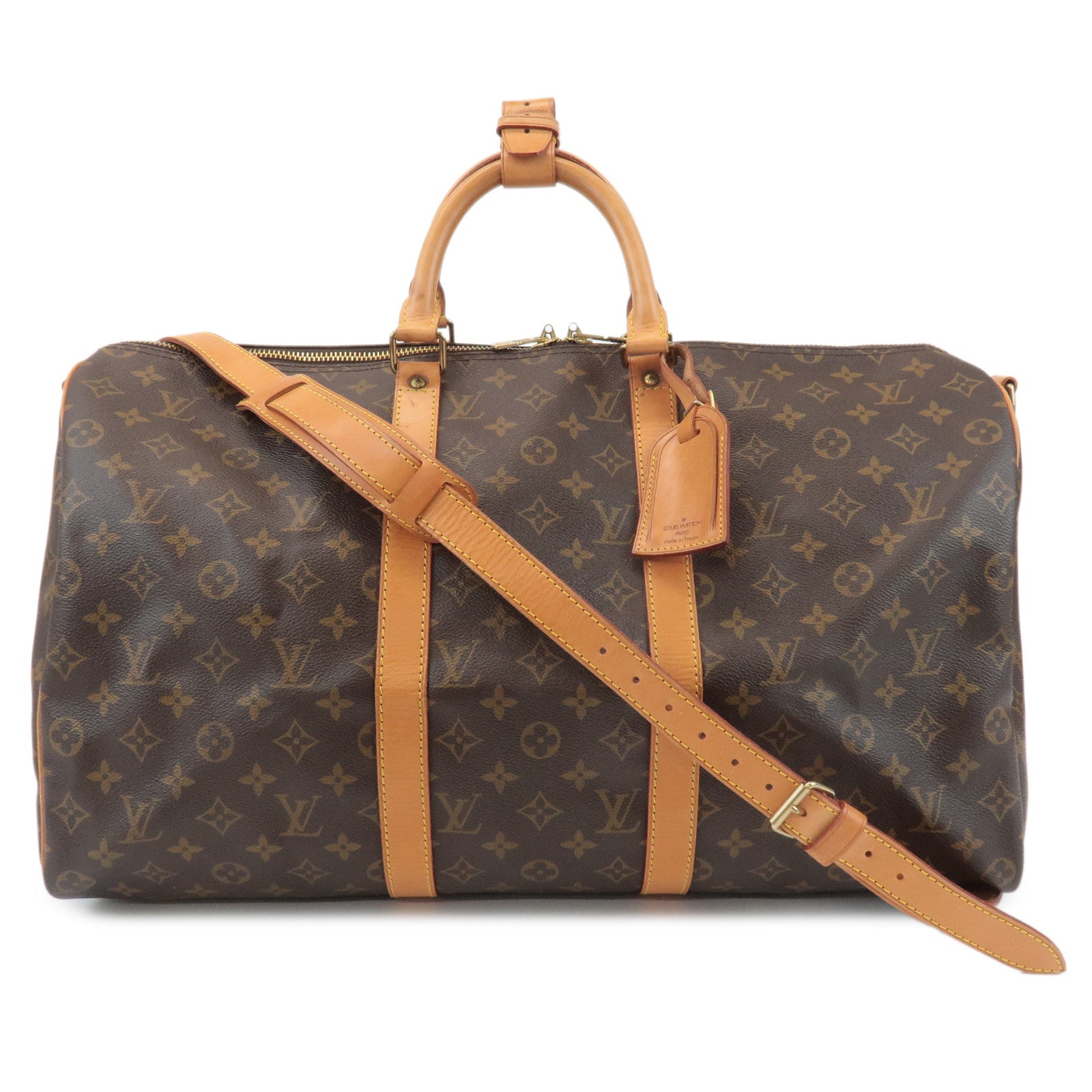 Louis-Vuitton-Monogram-Keep-All-Bandouliere-50-Boston-Bag-M41416