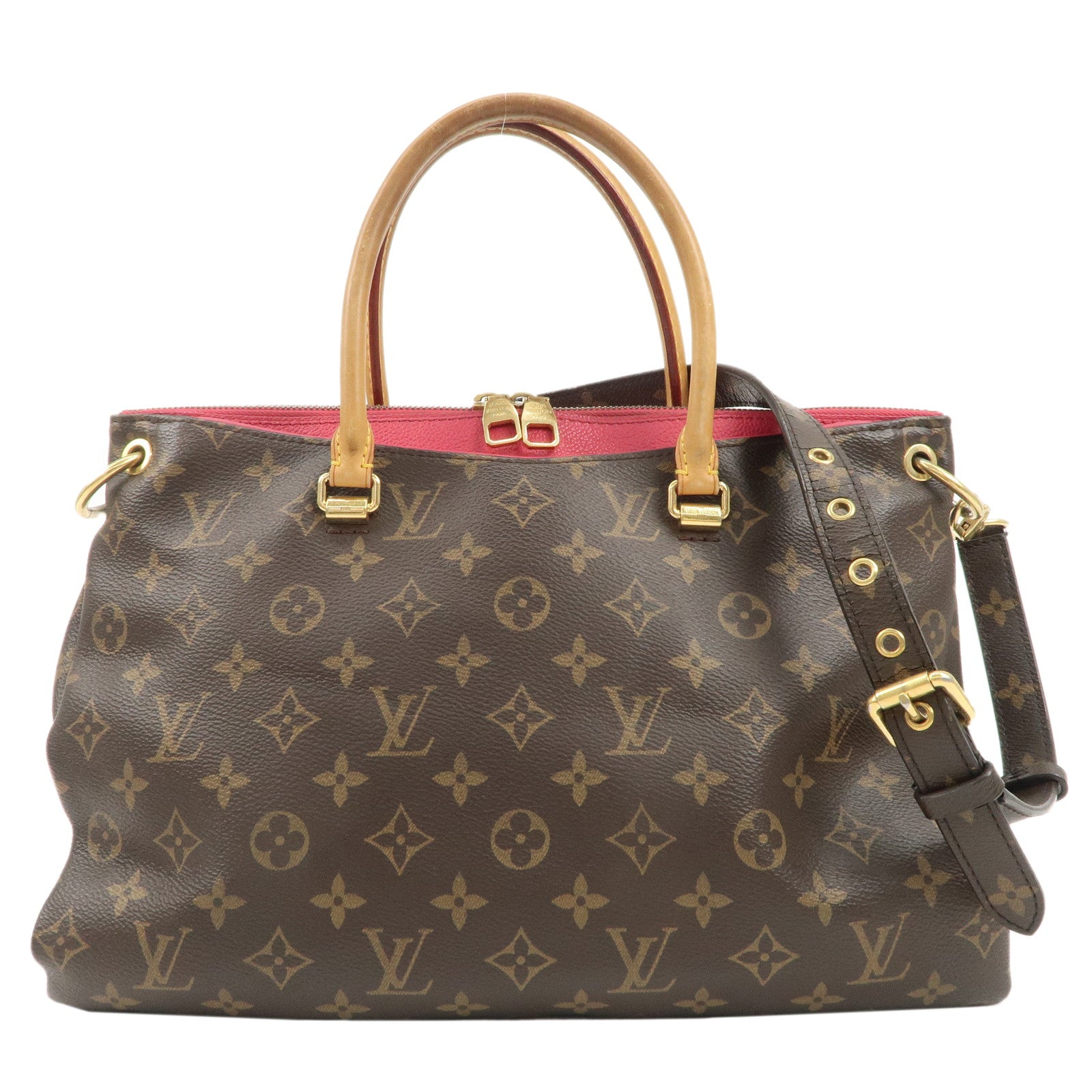 Louis-Vuitton-Monogram-Pallas-2Way-Bag-Hand-Bag-Dahlia