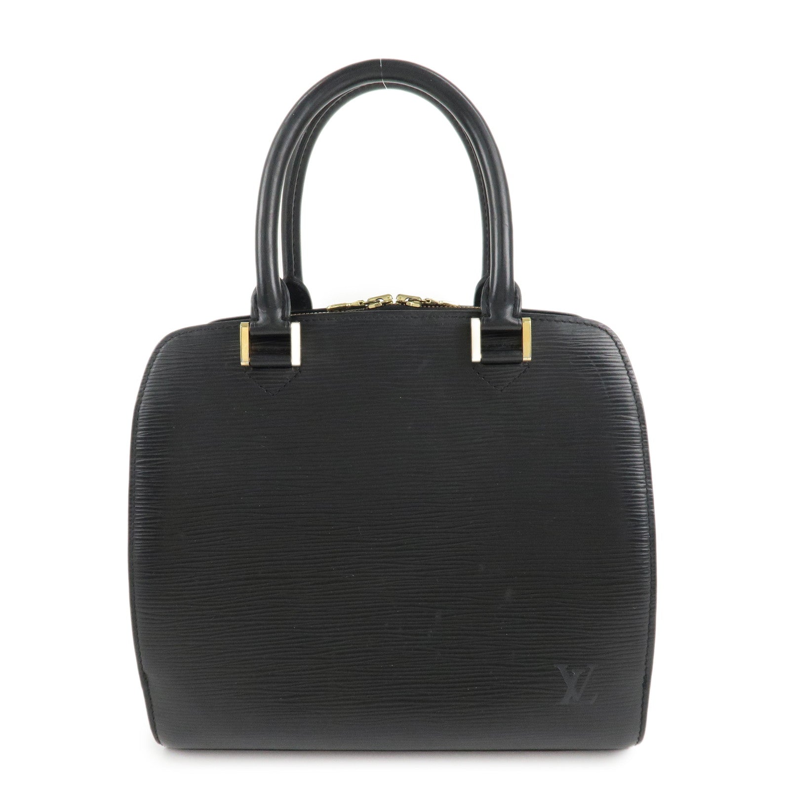 Louis-Vuitton-Epi-Pont-Neuf-Hand-Bag-Gold-HDW-Noir-M52052