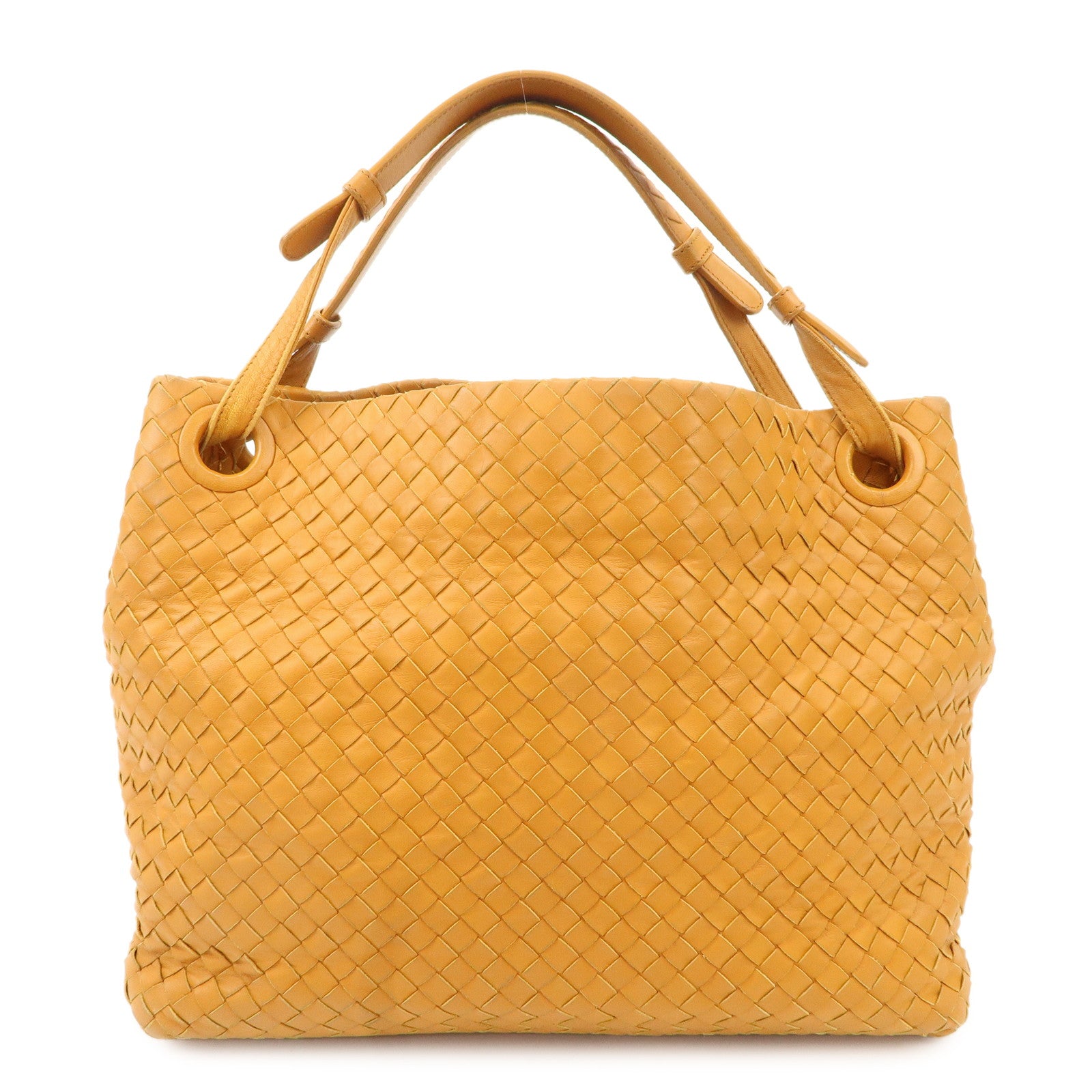 Bottega-Veneta-Intrecciato-leather-Tote-Bag-Orange-179320