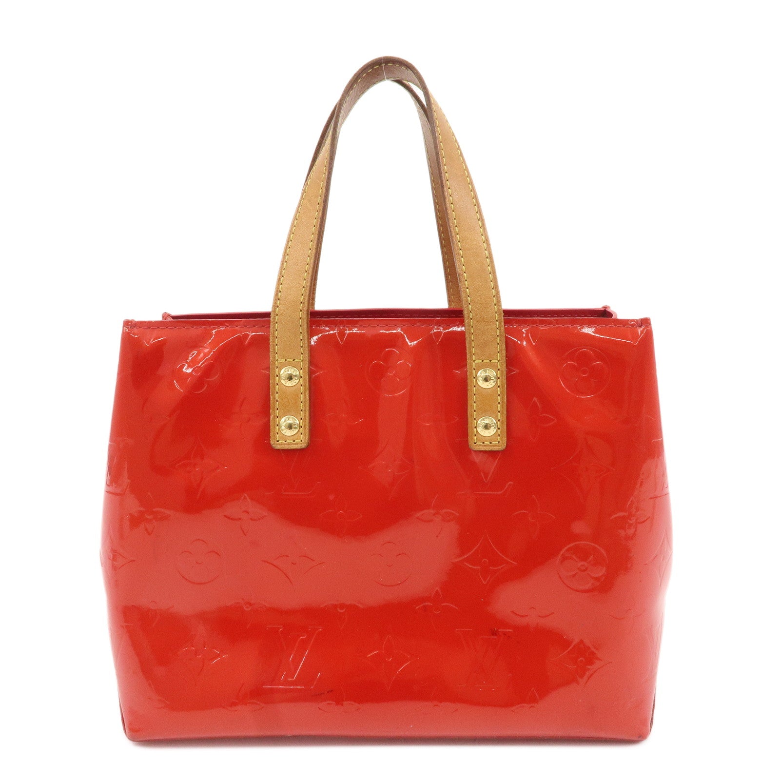 Louis-Vuitton-Monogram-Vernis-Lead-PM-Hand-Bag-M91088-Rouge