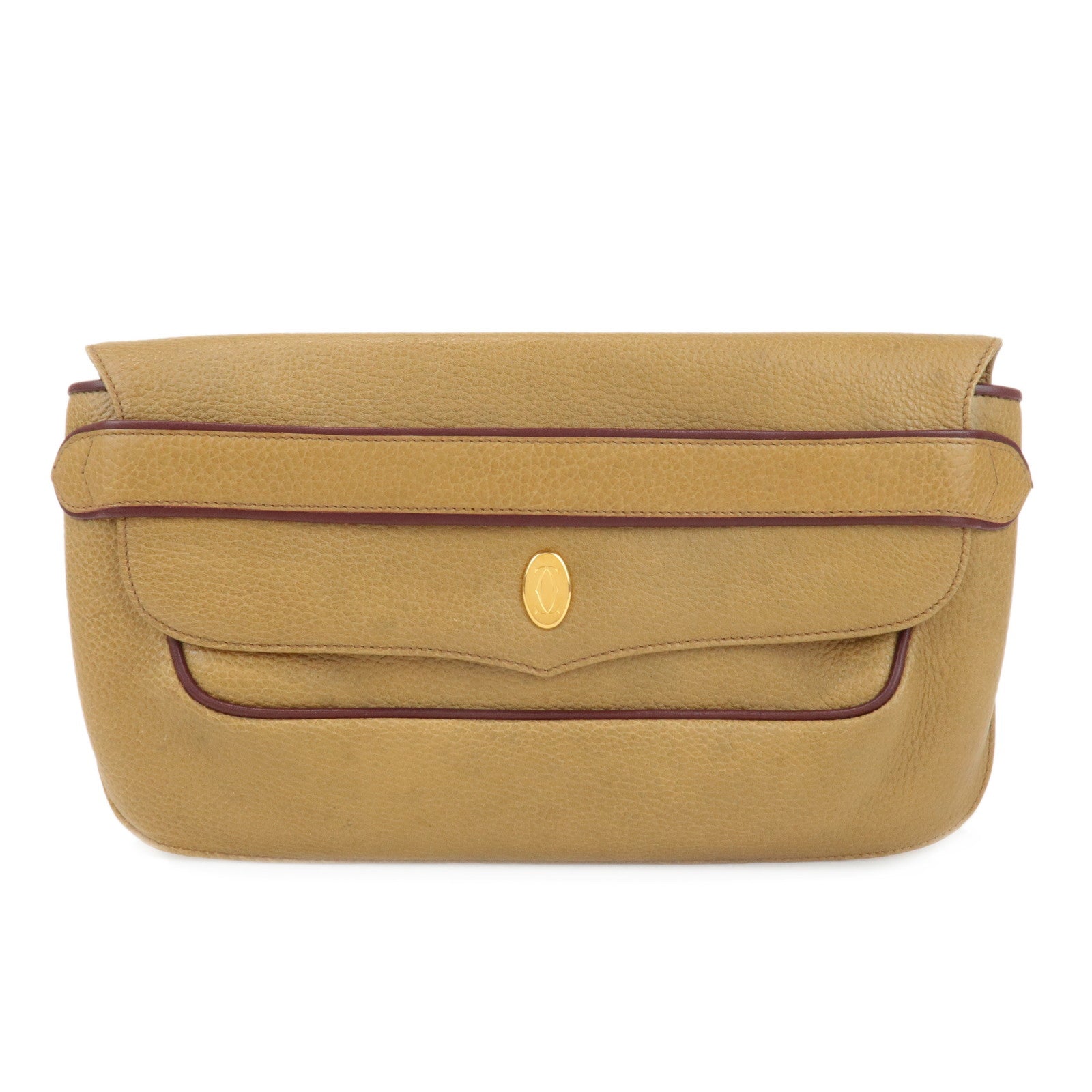 Cartier-Must-Line-Must-de-Cartier-Leather-ClutchBag-Beige-Bordeaux