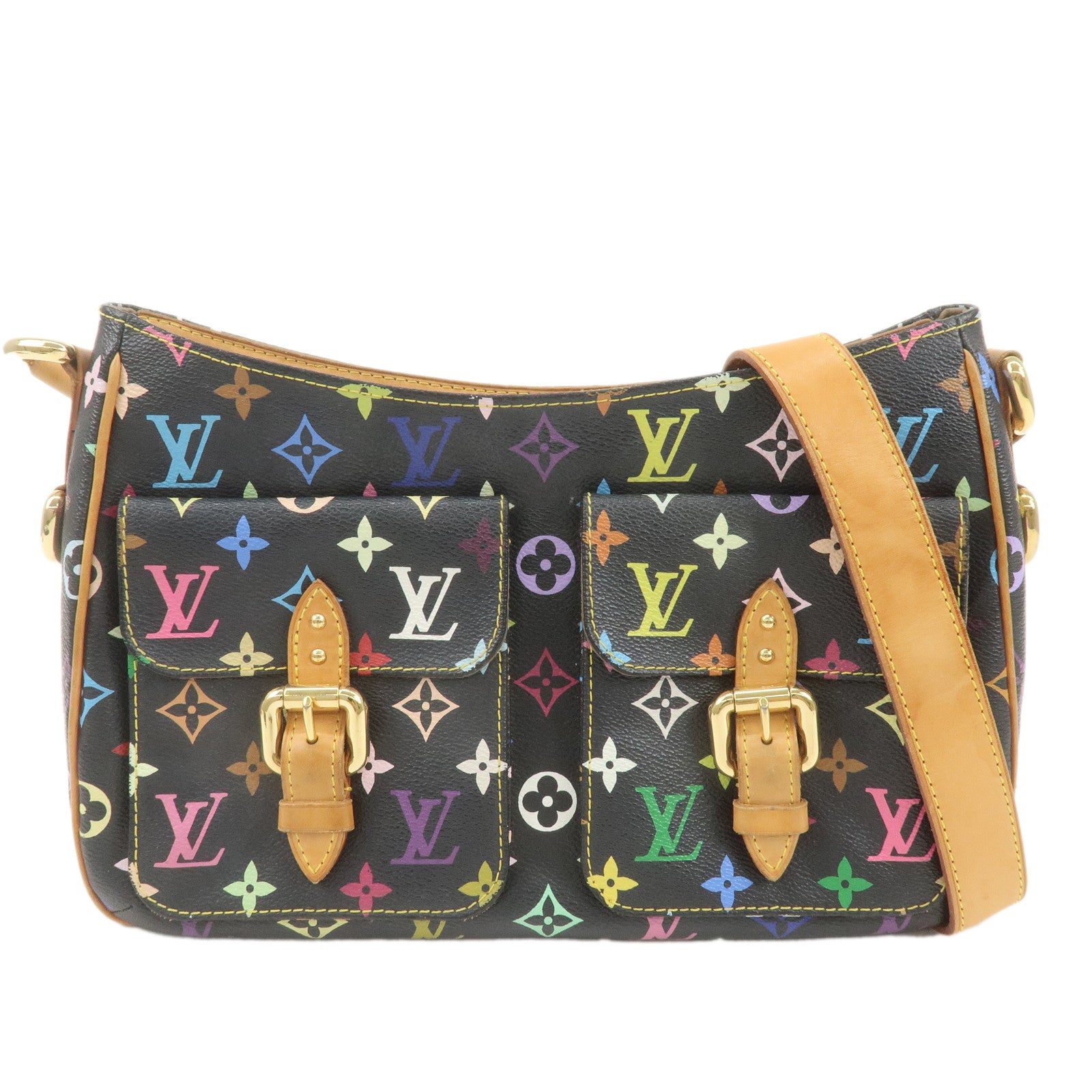 Louis Vuitton Monogram Multi Color Lodge GM Shoulder Bag M40052