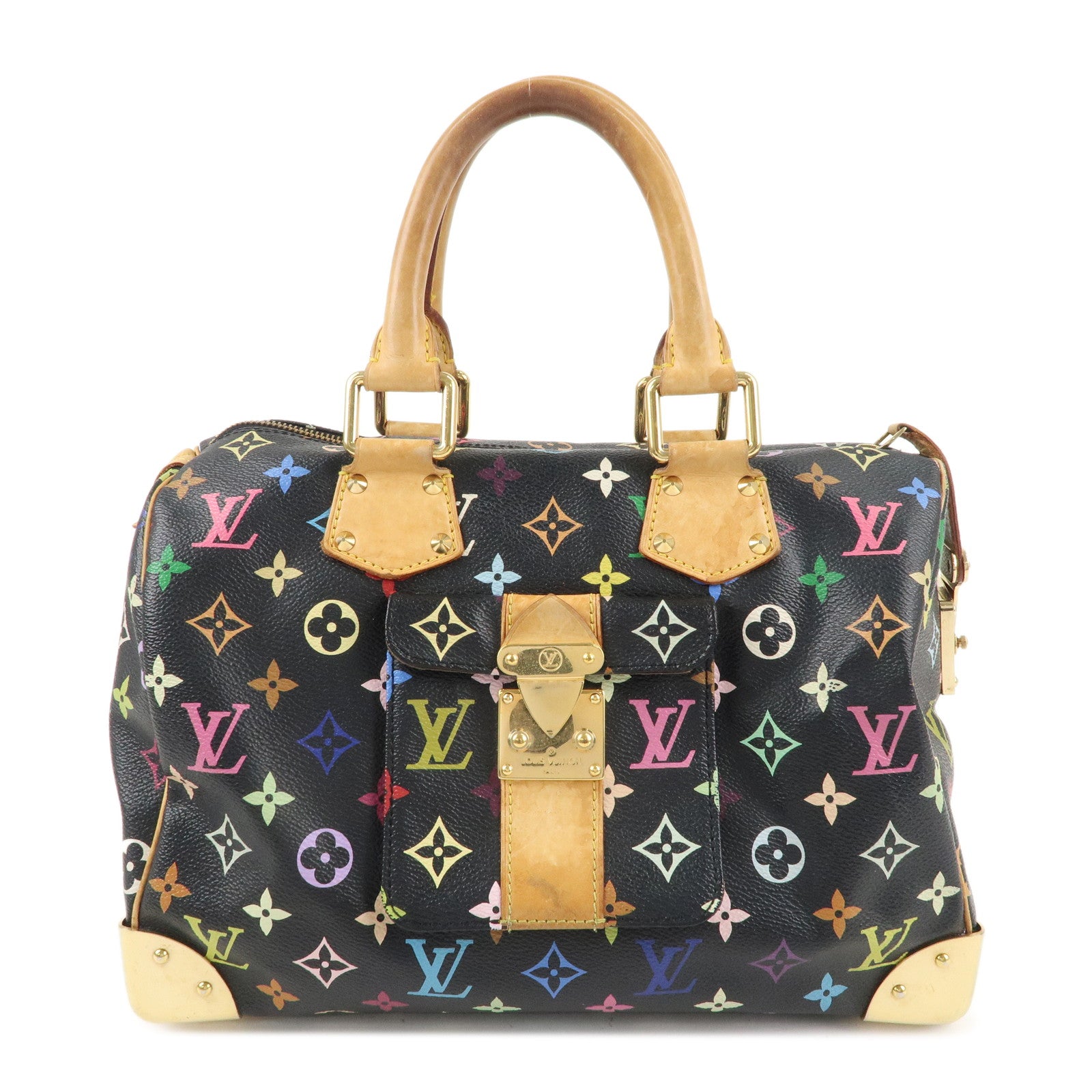 Louis-Vuitton-Monogram-Multi-Color-Speedy-30-Hand-Bag-M92642