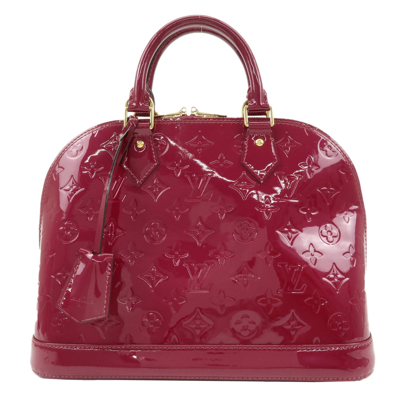 Louis-Vuitton-Monogram-Vernis-Alma-PM-Hand-Bag-Magenta-M50561