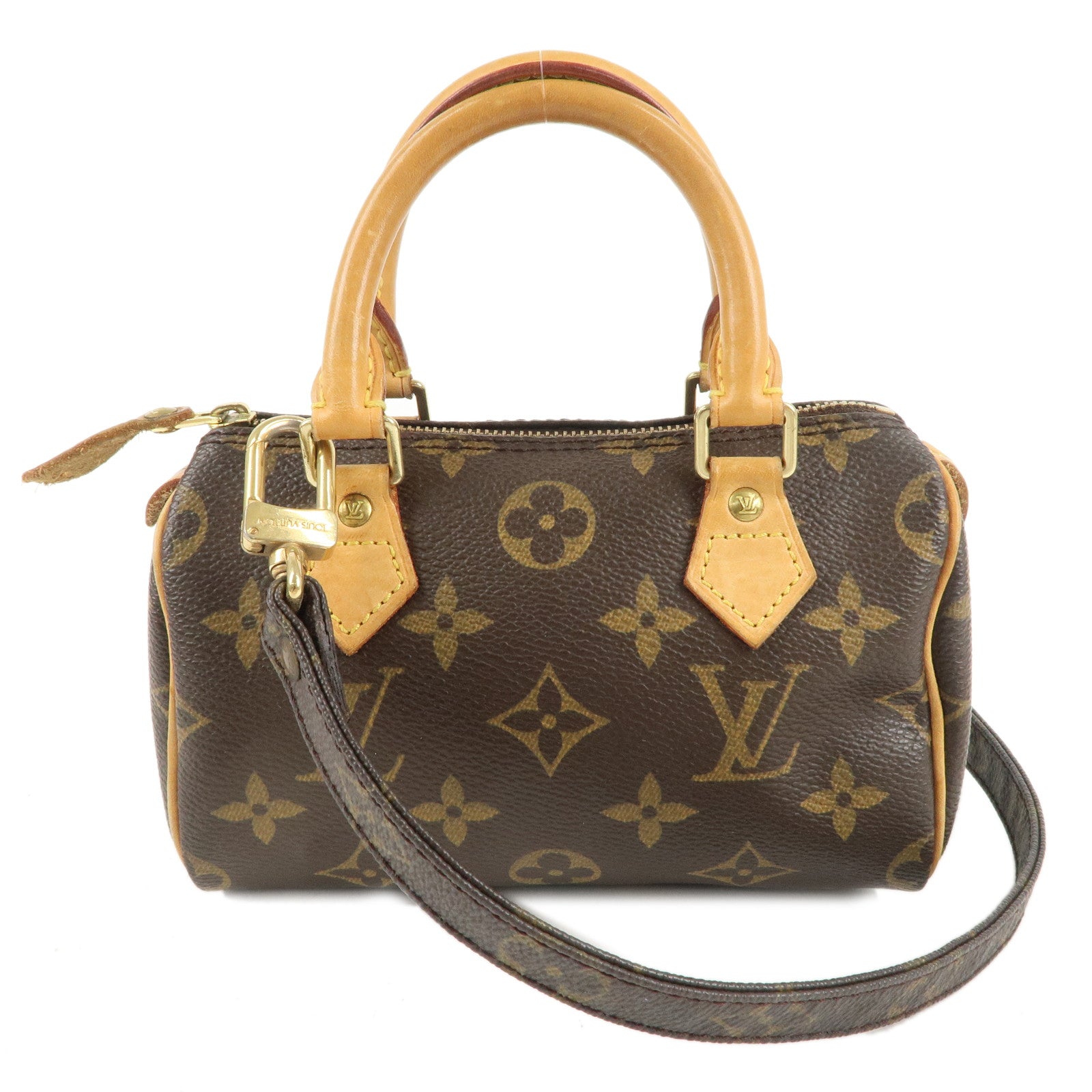 Louis Vuitton Monogram Mini Speedy 
Strap 120cm 1.6cm M41534