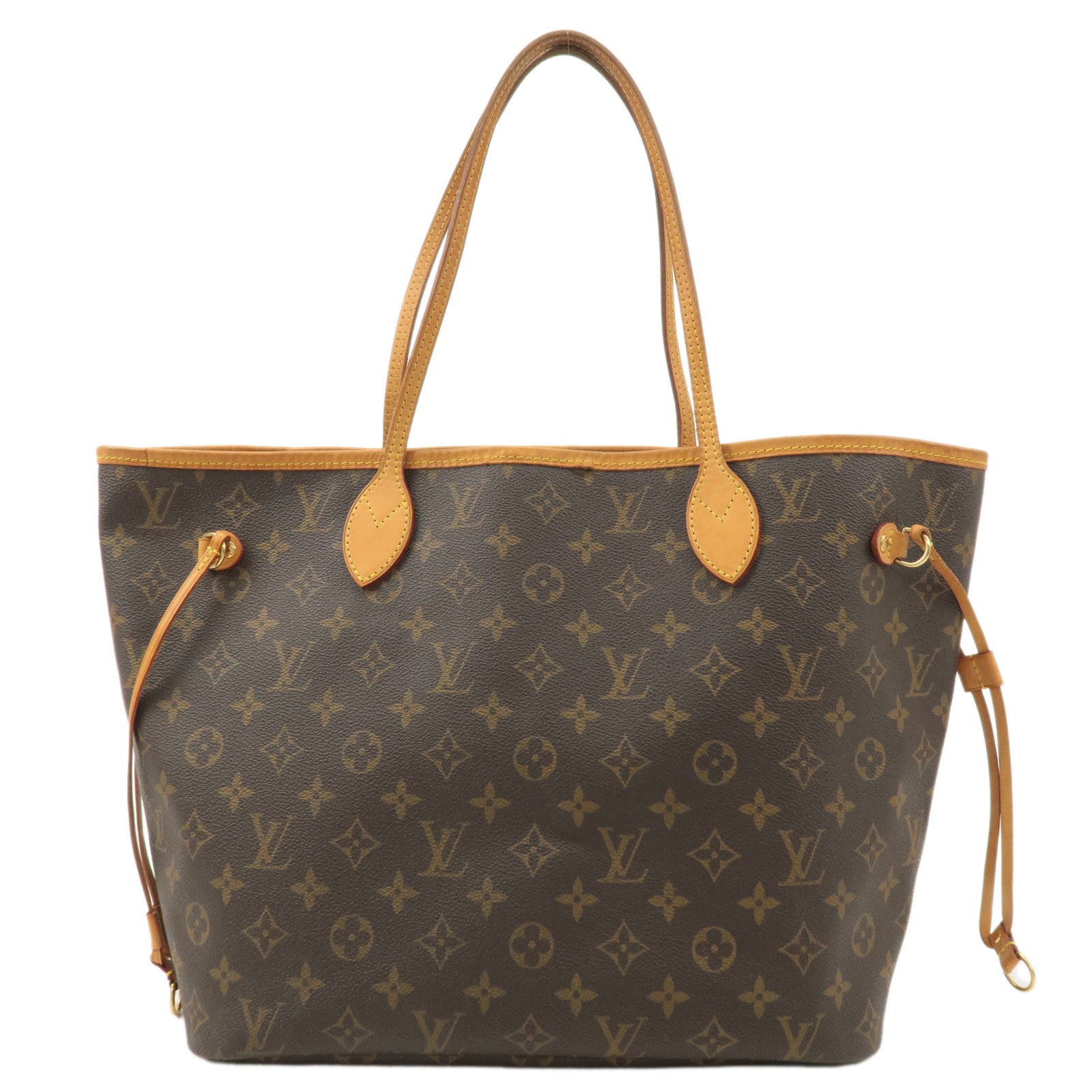 Louis Vuitton Monogram Neverfull MM Tote Bag Brown M40995