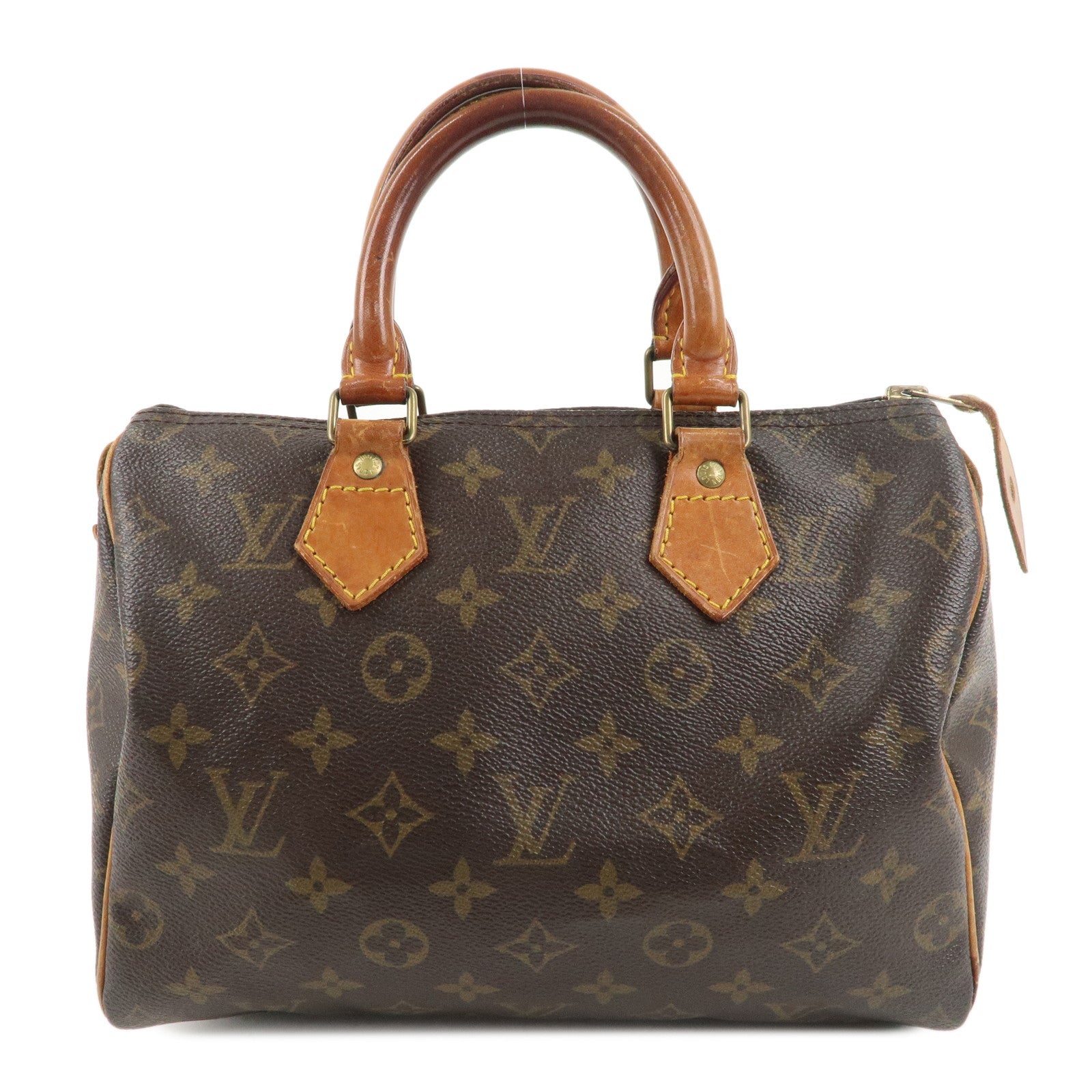 Louis Vuitton Monogram Speedy 25 Hand Bag Boston Bag M41528