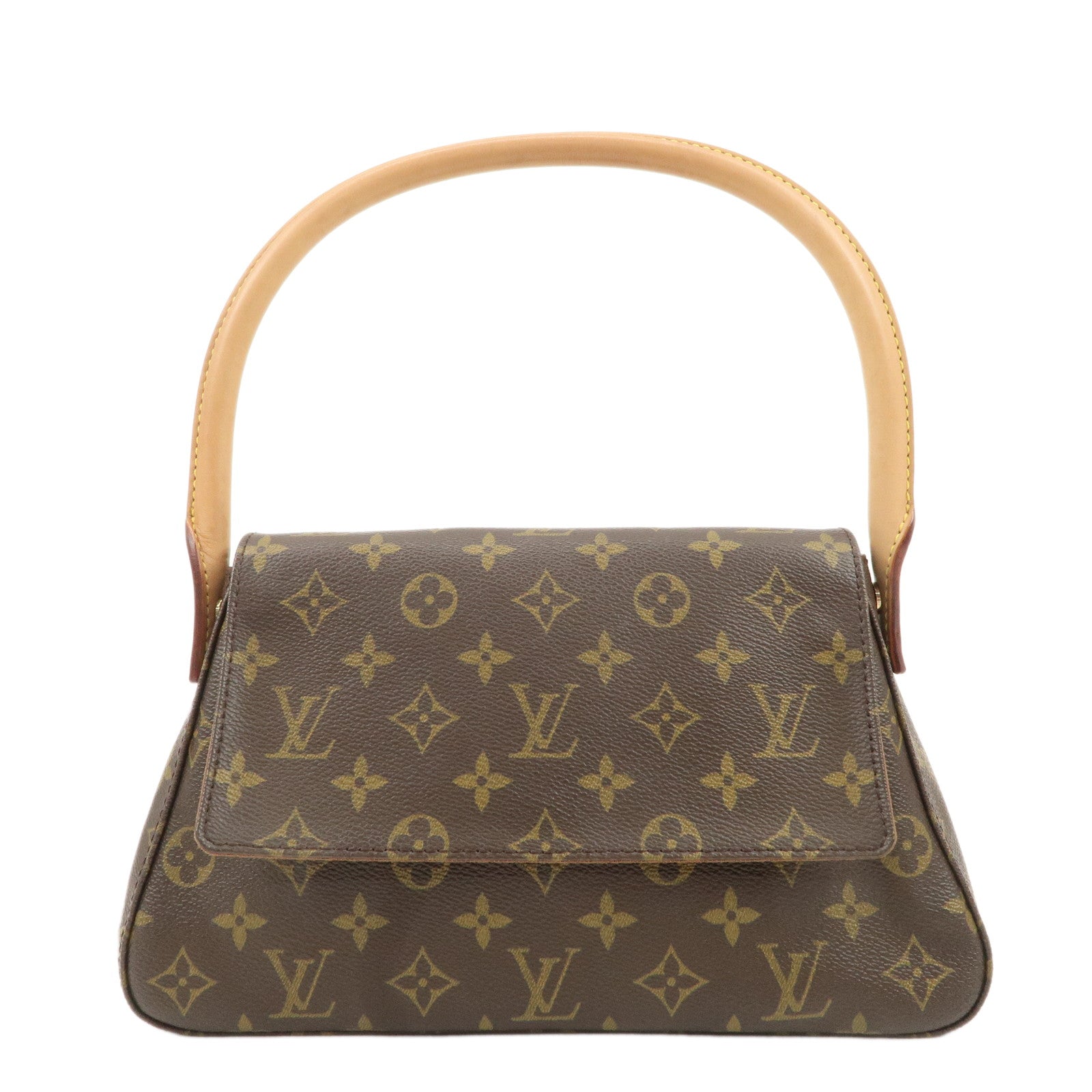 Louis-Vuitton-Monogram-Mini-Looping-Shoulder-Bag-Hand-Bag-M51147