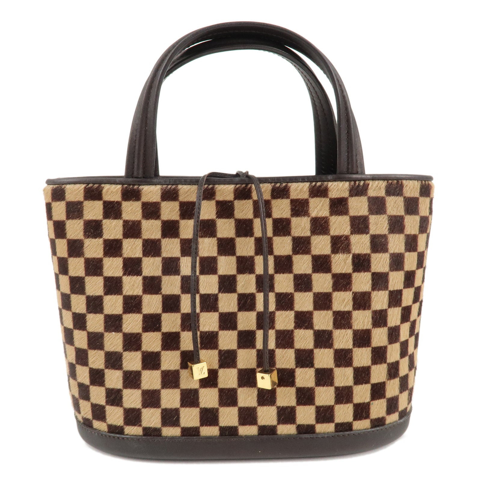 Louis-Vuitton-Damier-Sauvage-Impala-Hand-Bag-Beige-Brown-M92133