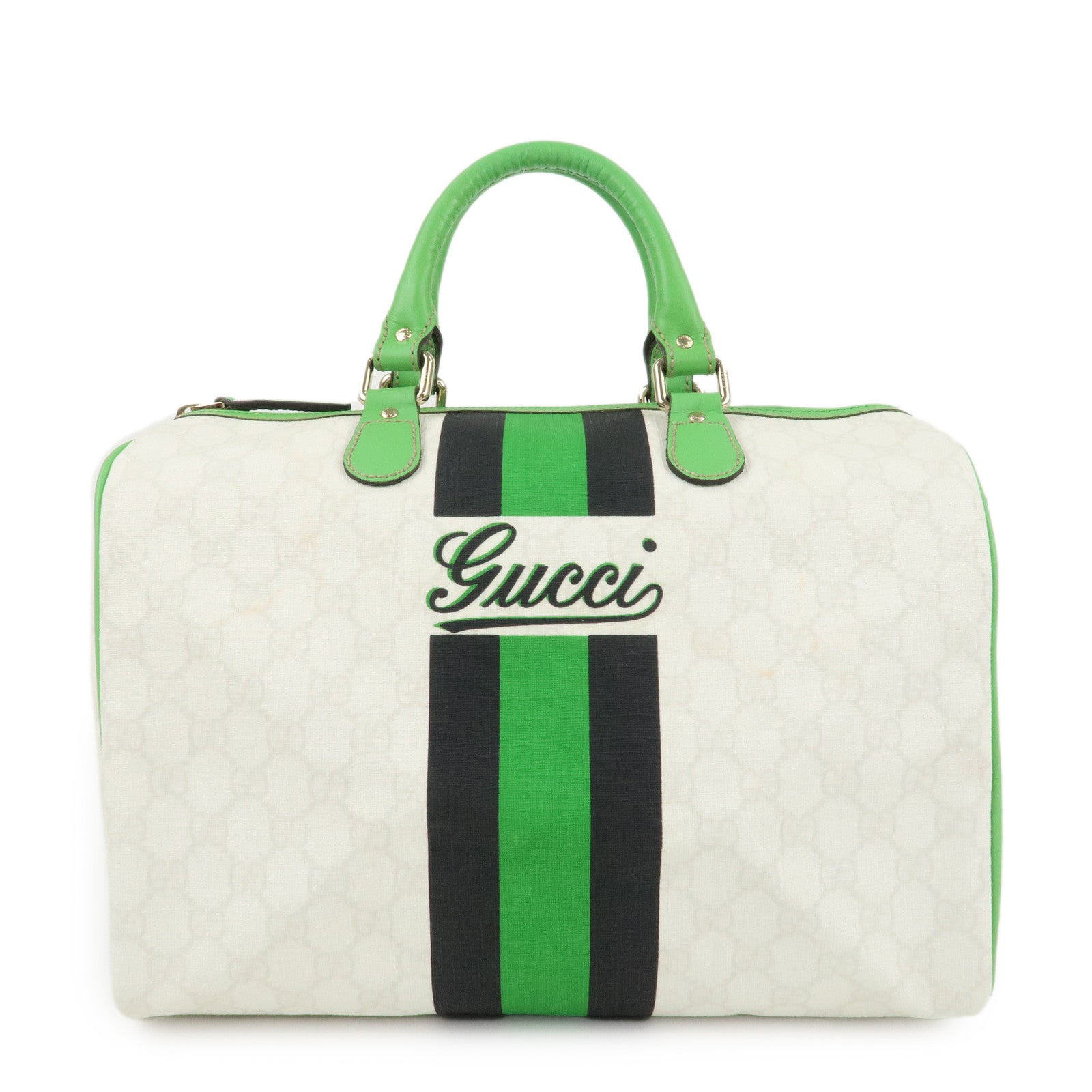 GUCCI-JOY-Line-GG-Supreme-Leather-Boston-Bag-189895