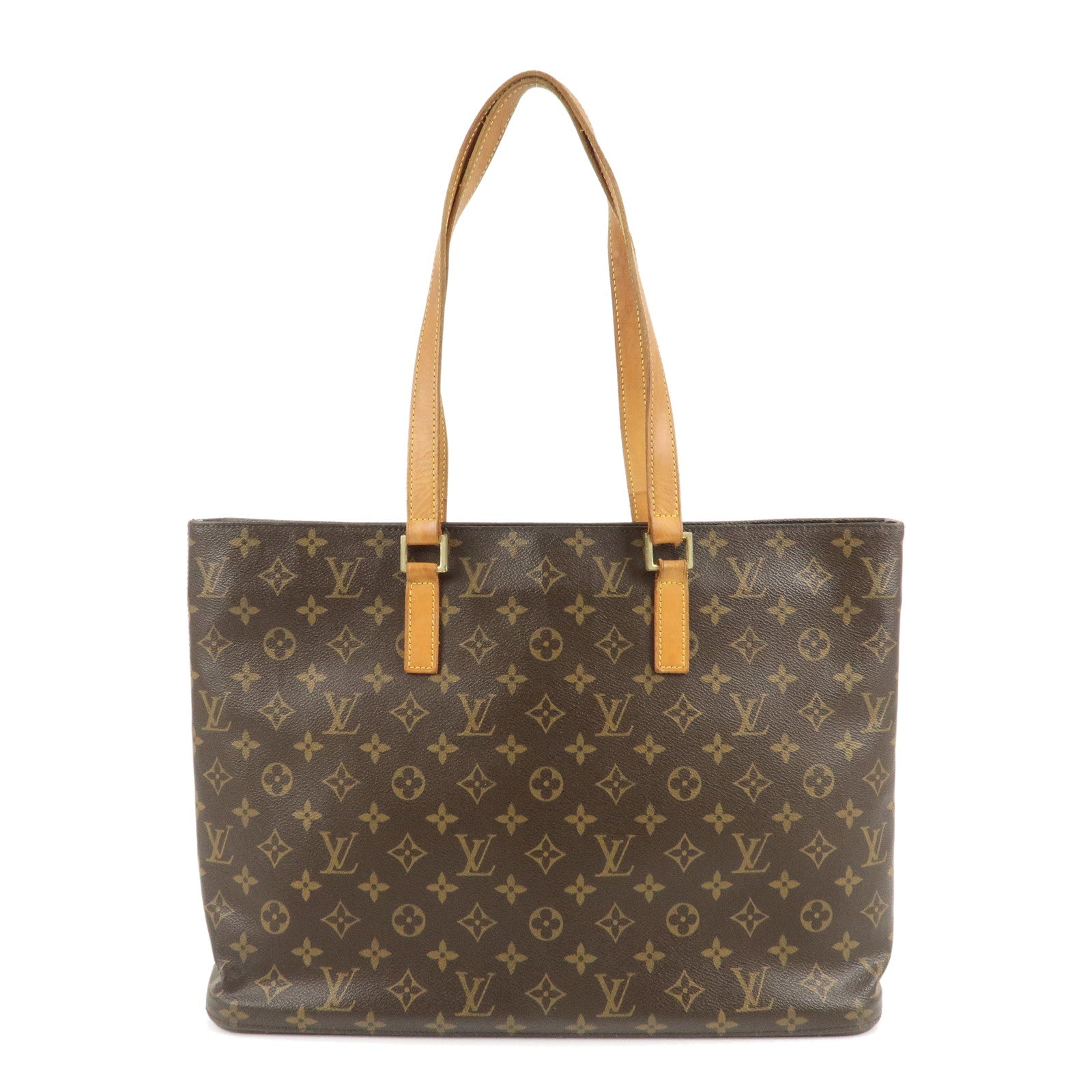 Louis-Vuitton-Monogram-Luco-Tote-Bag-Hand-Bag-Brown-M51155