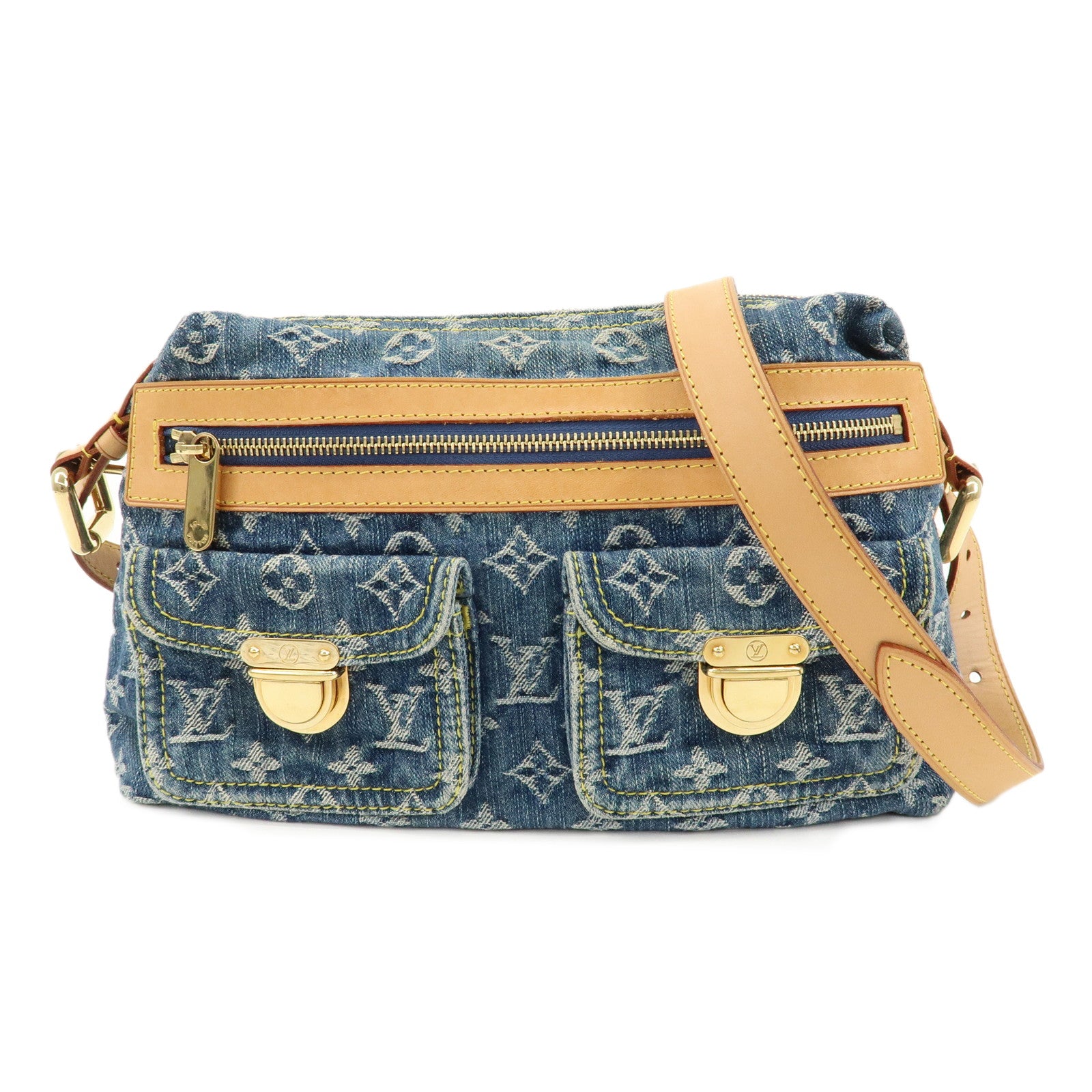 Louis-Vuitton-Monogram-Denim-Baggy-PM-Shoulder-Bag-Blue-M95049