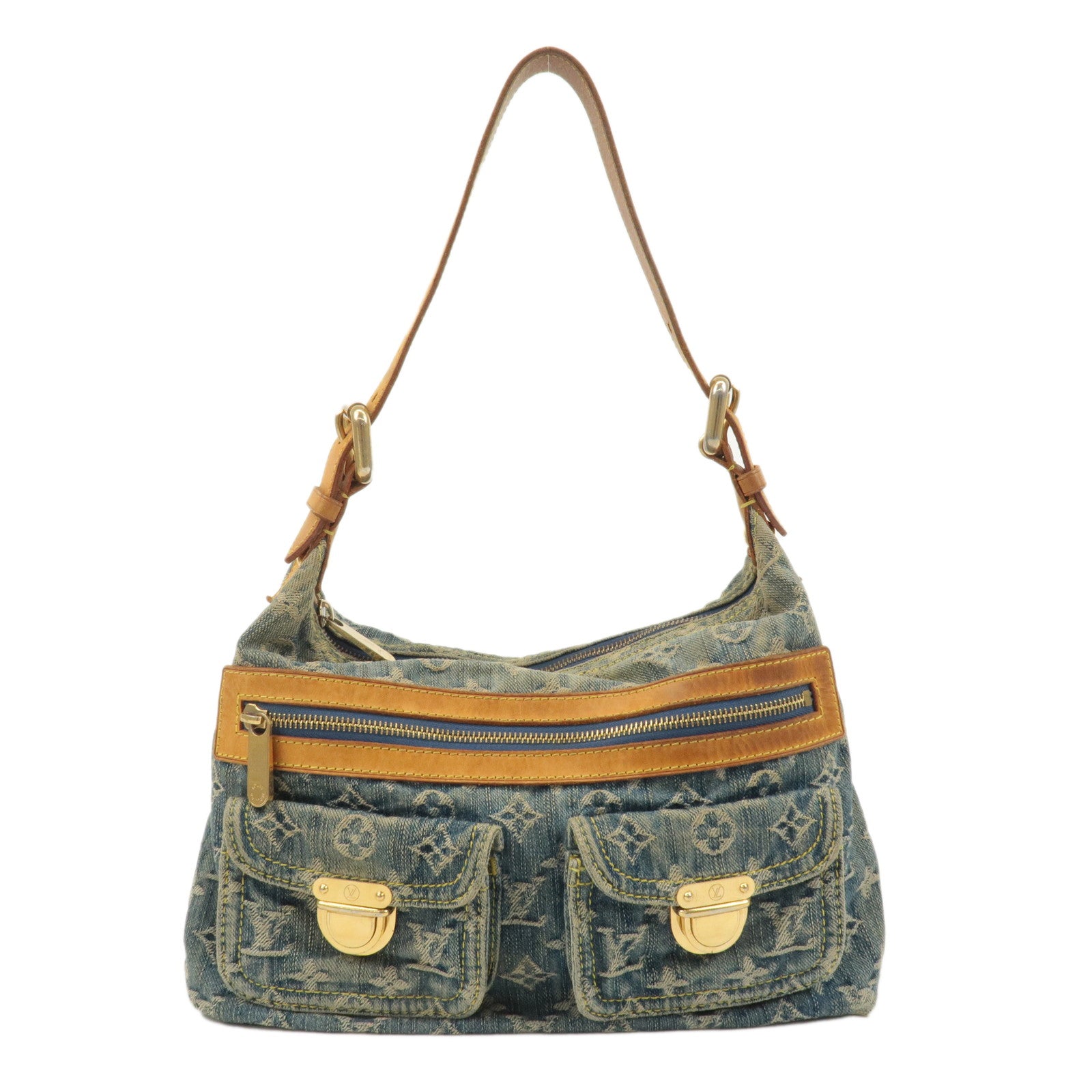 Louis-Vuitton-Monogram-Denim-Baggy-PM-2Way-Shoulder-Bag-M95049