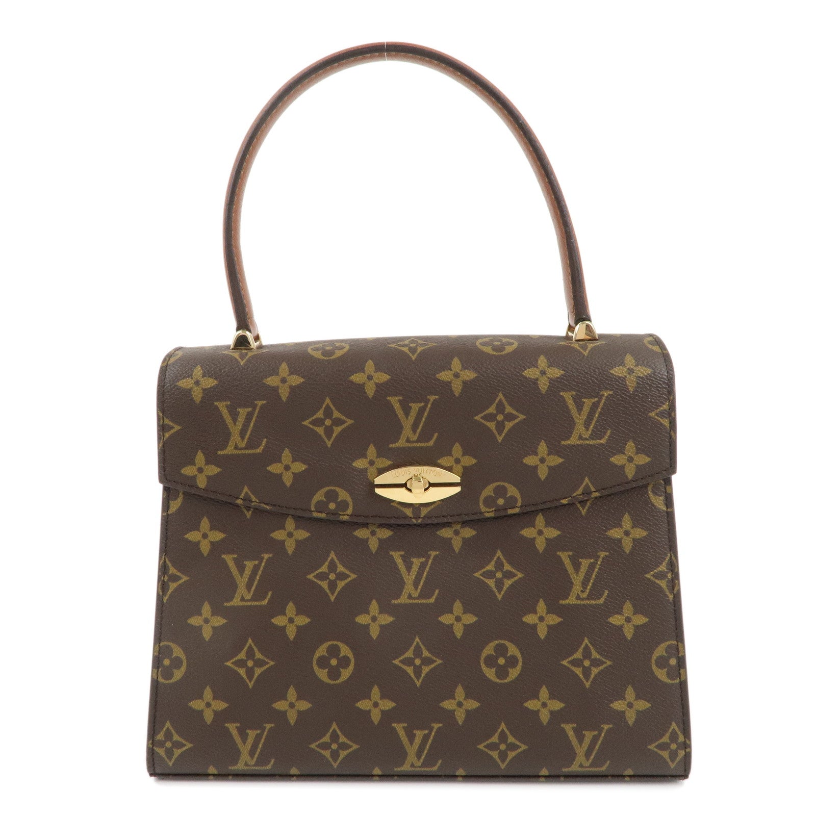 Louis-Vuitton-Monogram-Malesherbes-Hand-Bag-Brown-M51379