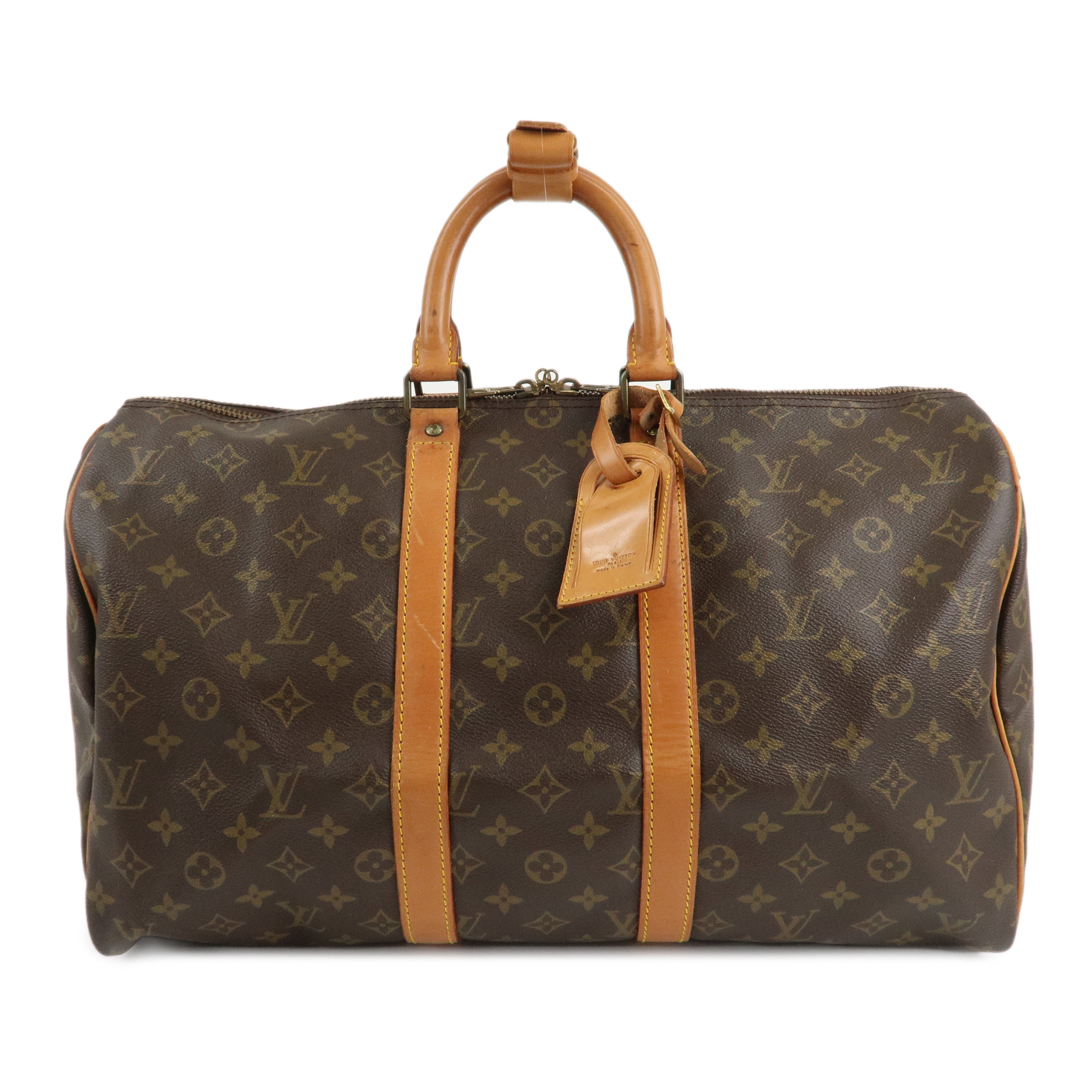 Louis-Vuitton-Monogram-Keep-All-45-Boston-Bag-M41428