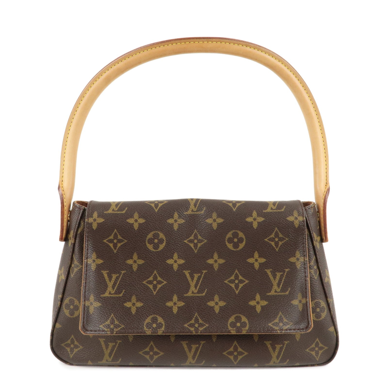 Louis-Vuitton-Monogram-Mini-Looping-Shoulder-Bag-Hand-Bag-M51147