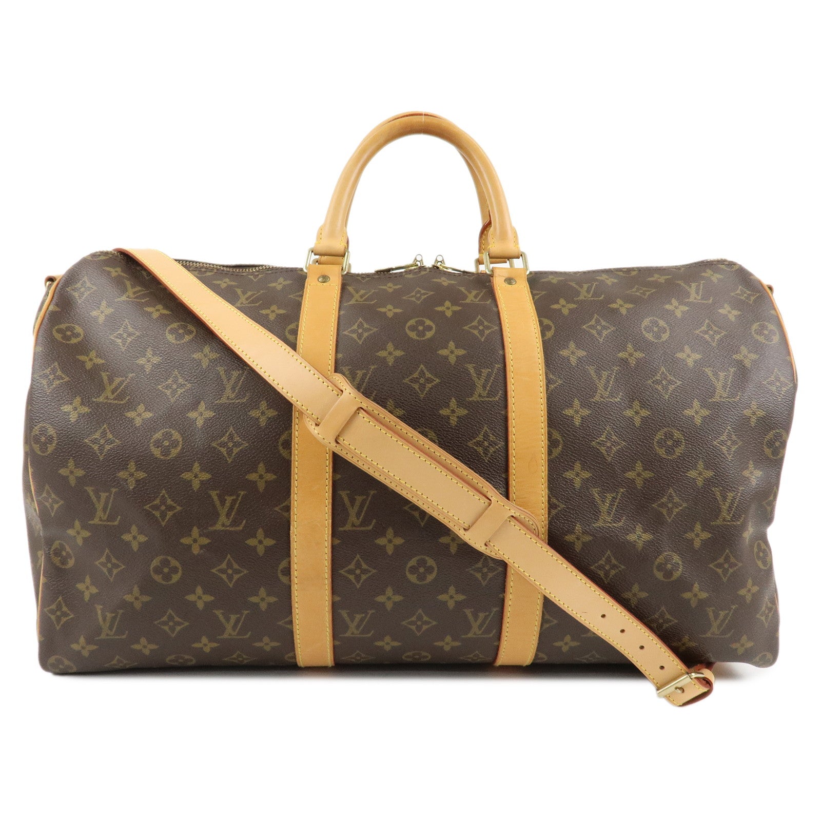 Louis-Vuitton-Monogram-Keep-All-Bandouliere-50-Boston-Bag-M41416