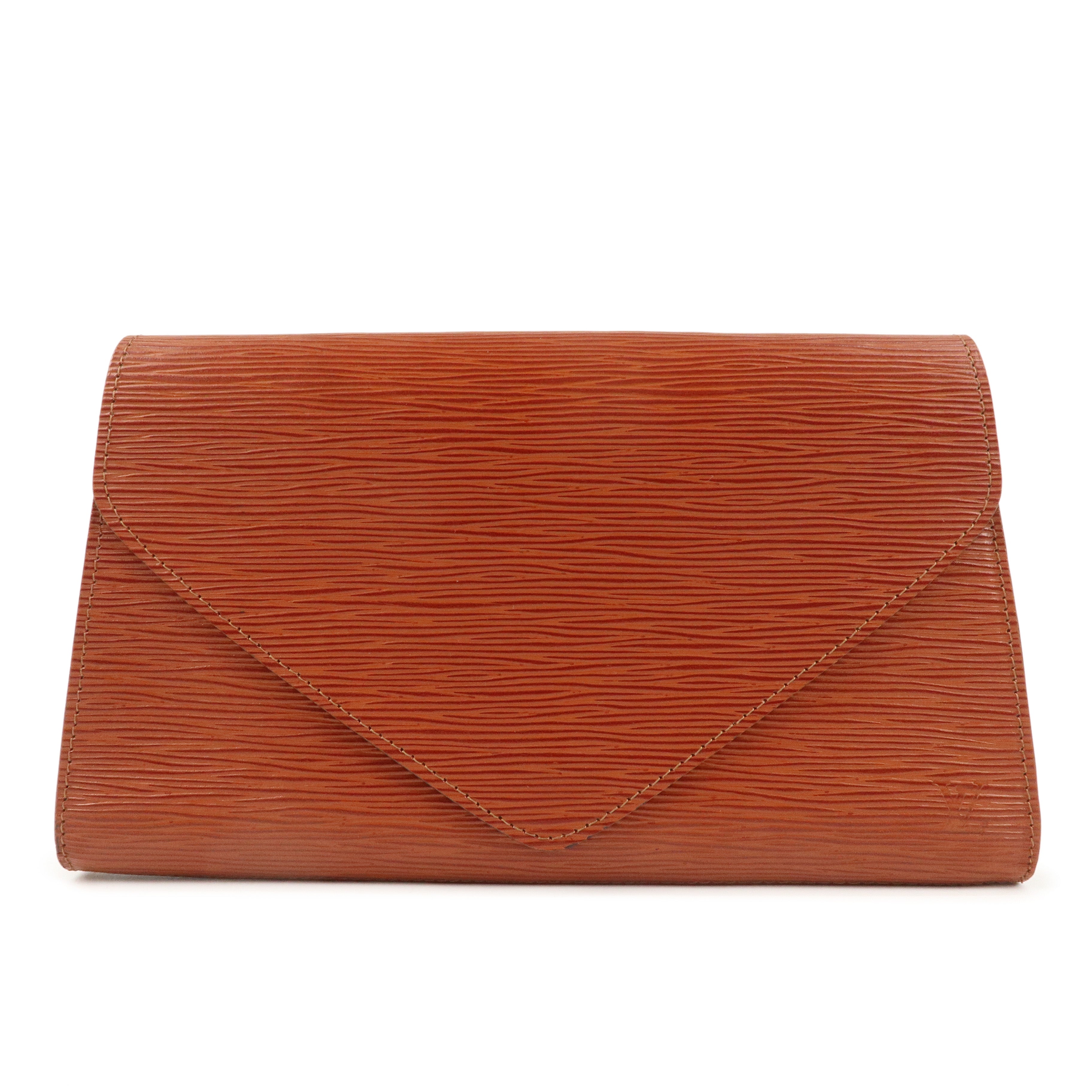 Louis Vuitton Epi Art Deco Clutch Bag Kenya Brown M52633