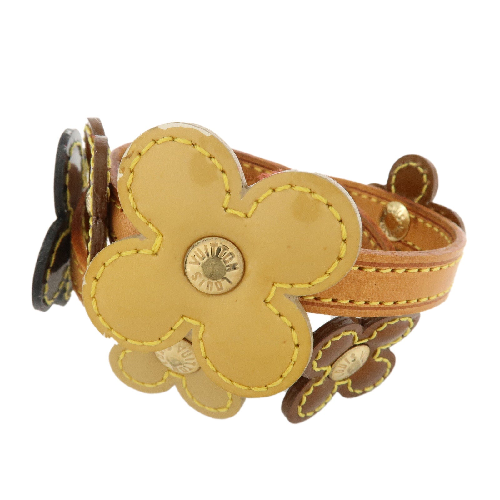 Louis-Vuitton-Monogram-Vernis-Flower-Lexington-Bracelet-M92252