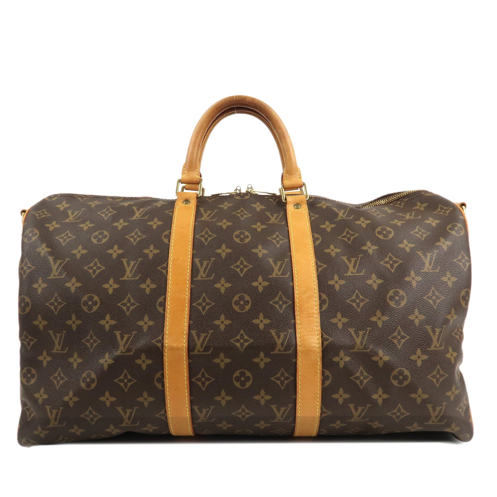 Louis-Vuitton-Keep-All-Bandouliere-50-Boston-Bag-Brown-M41416