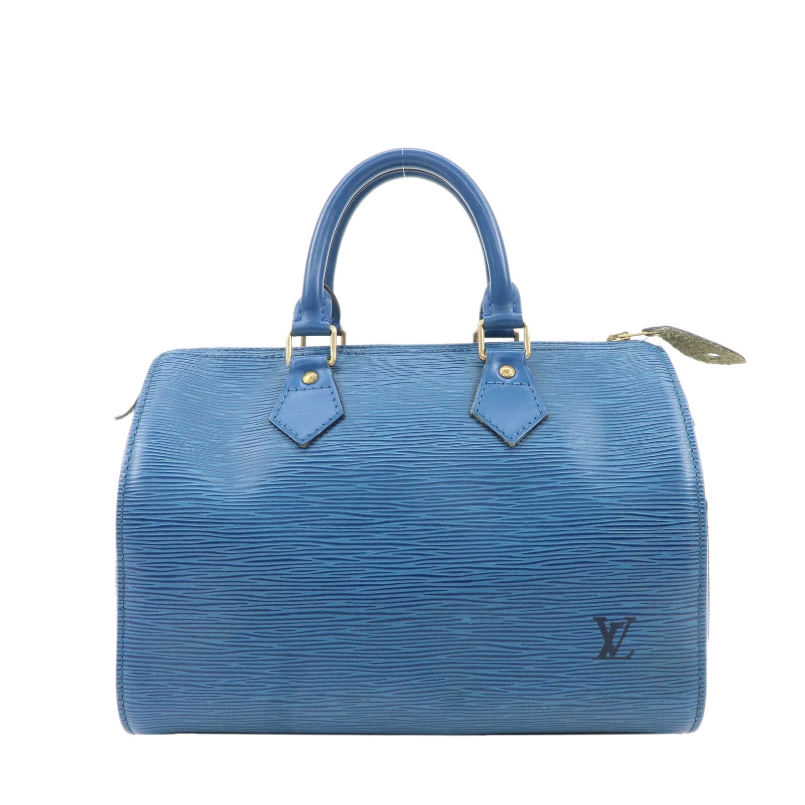 Louis-Vuitton-Epi-Speedy-30-Hand-Bag-Boston-Bag-Blue-M43005