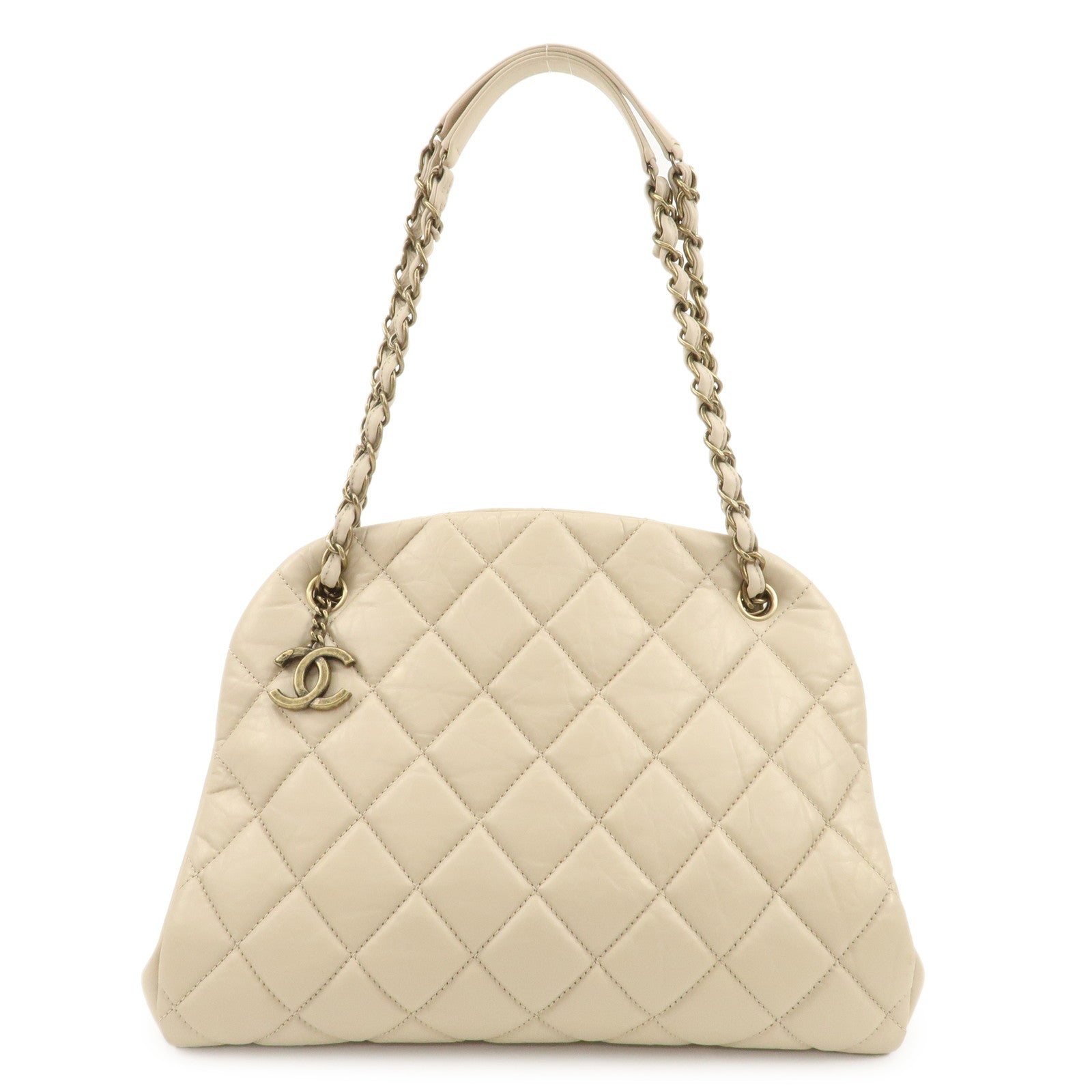 CHANEL-Matelasse-Leather-Mademoiselle-Chain-Shoulder-Bag-A50556